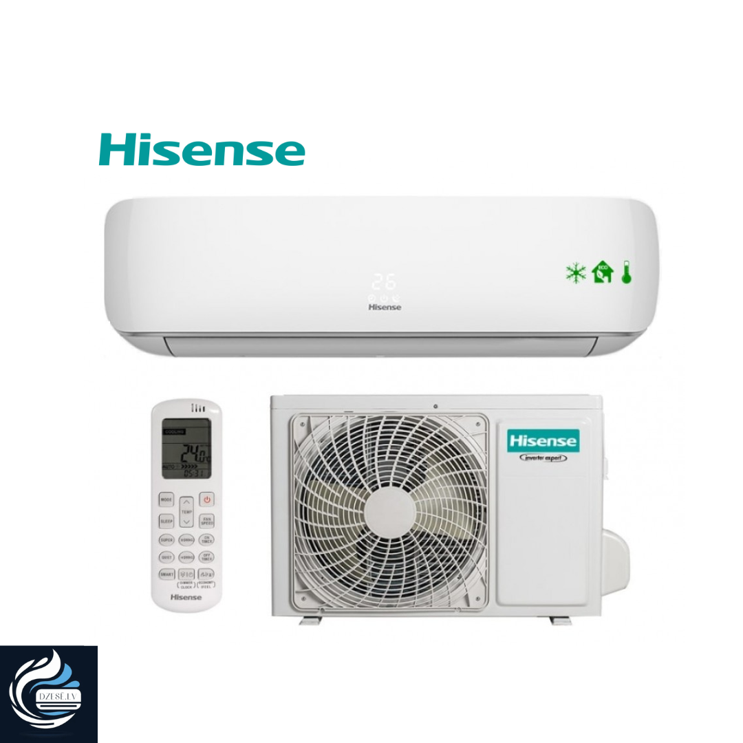Hisense Wings sērijas gaiss / gaiss siltumsūknis ar kondicioniera funkciju, 5.0kW, paredzēts 30-50m2