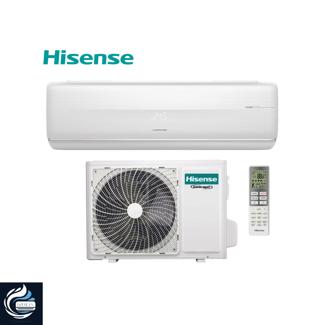 Hisense Fresh Master sērijas gaiss / gaiss siltumsūknis ar kondicioniera funkciju, 3.5kW, paredzēts 20-40m2