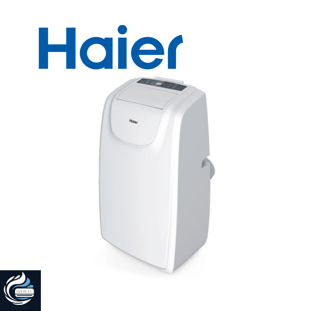 Haier mobilais gaisa kondicionieris ar dzesēšanas un sildīšanas funkciju AM12AA1GAA, 3.5kW paredzēts telpai līdz 40m2 		