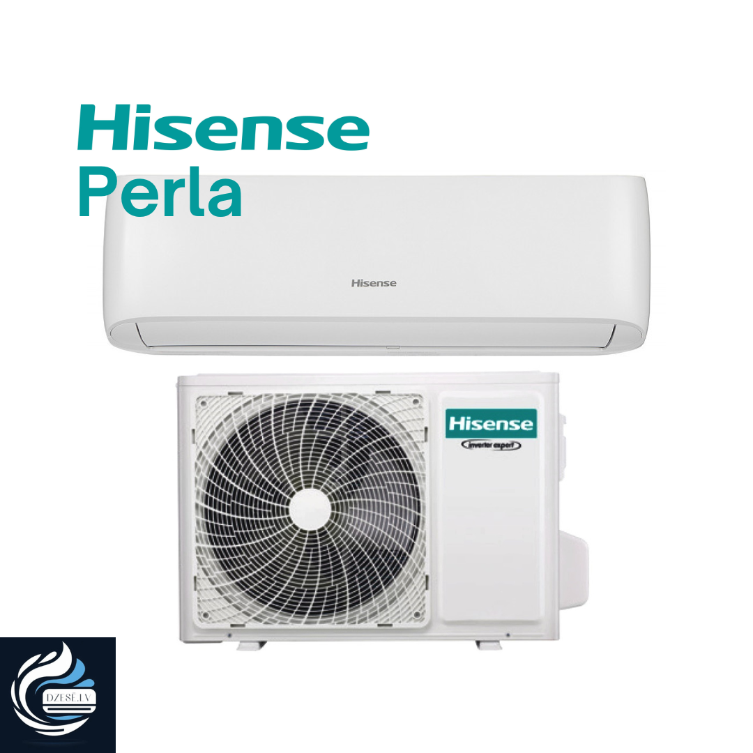 Hisense Perla sērijas gaiss / gaiss siltumsūknis ar kondicioniera funkciju CA50XS1A 5kW, paredzēts 30-50m2