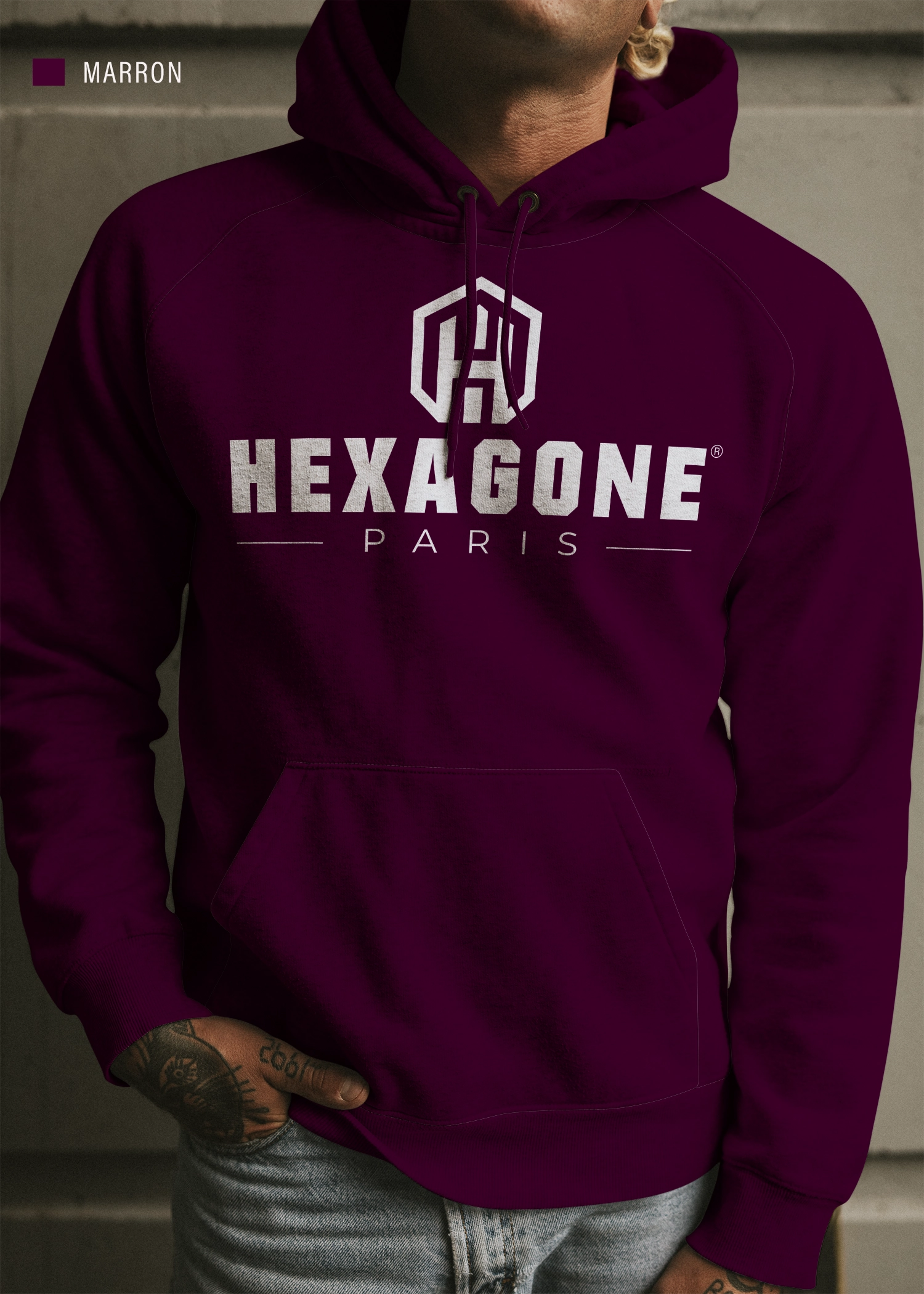 Sweat à capuche homme