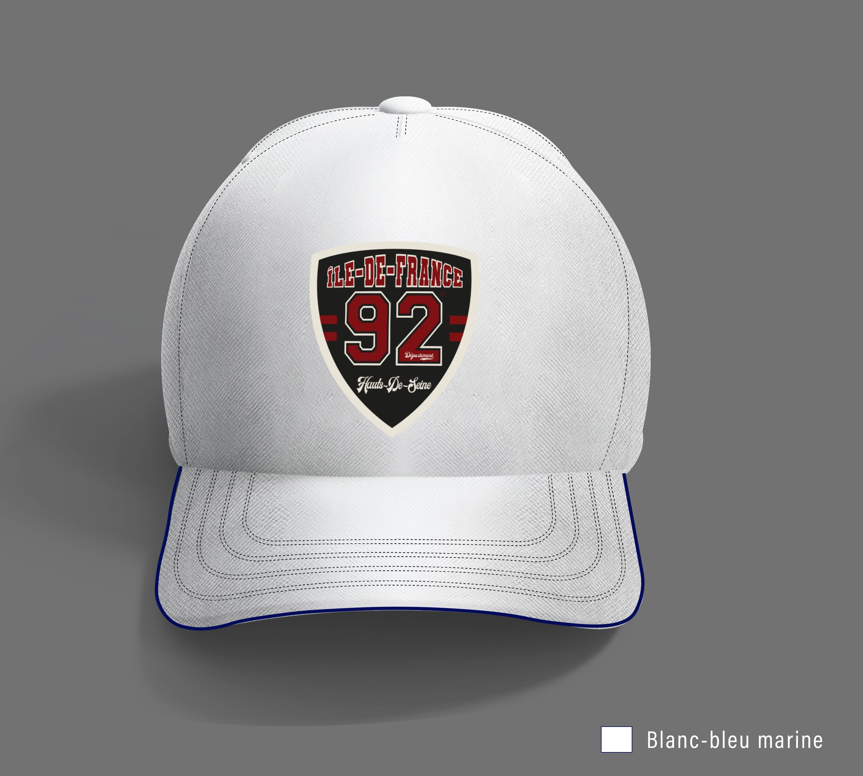 Casquette à lisière bi-ton