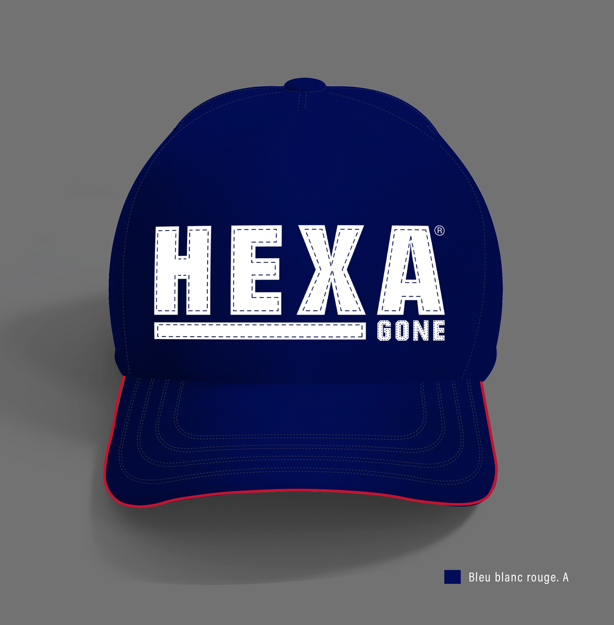 Casquette à lisière bi-ton