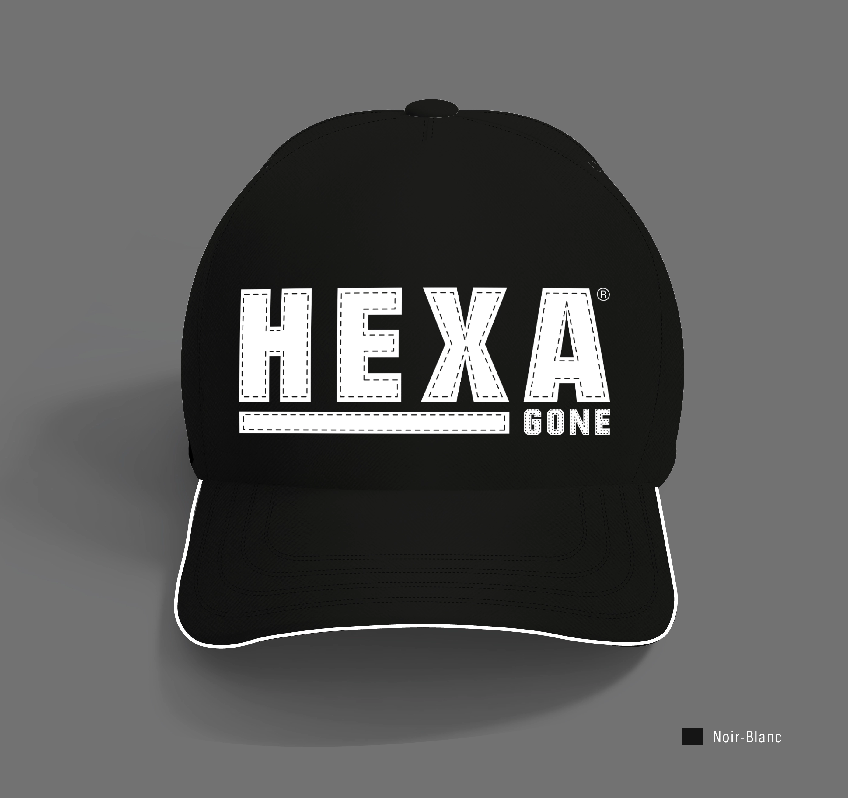 Casquette à lisière bi-ton