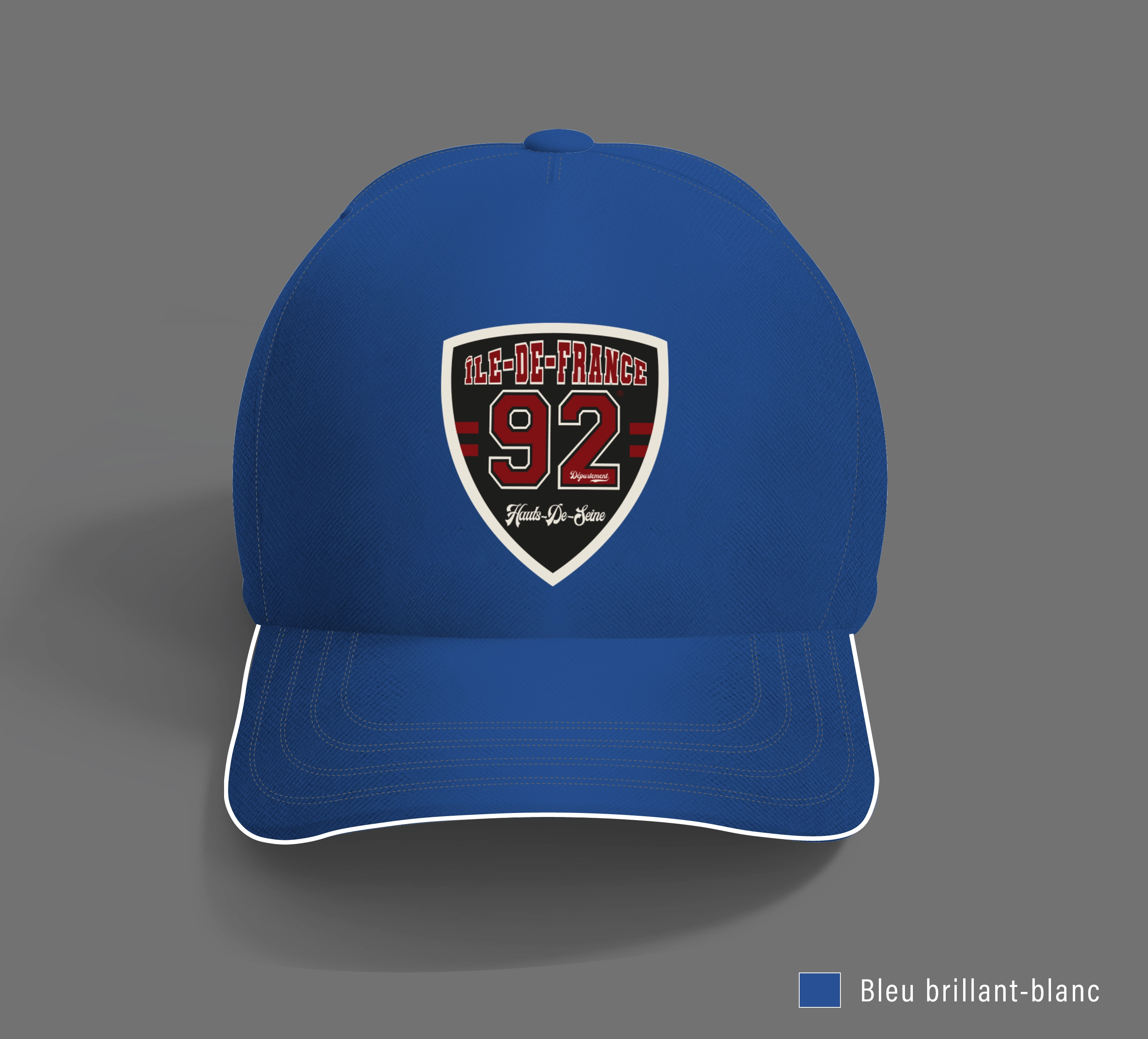 Casquette à lisière bi-ton
