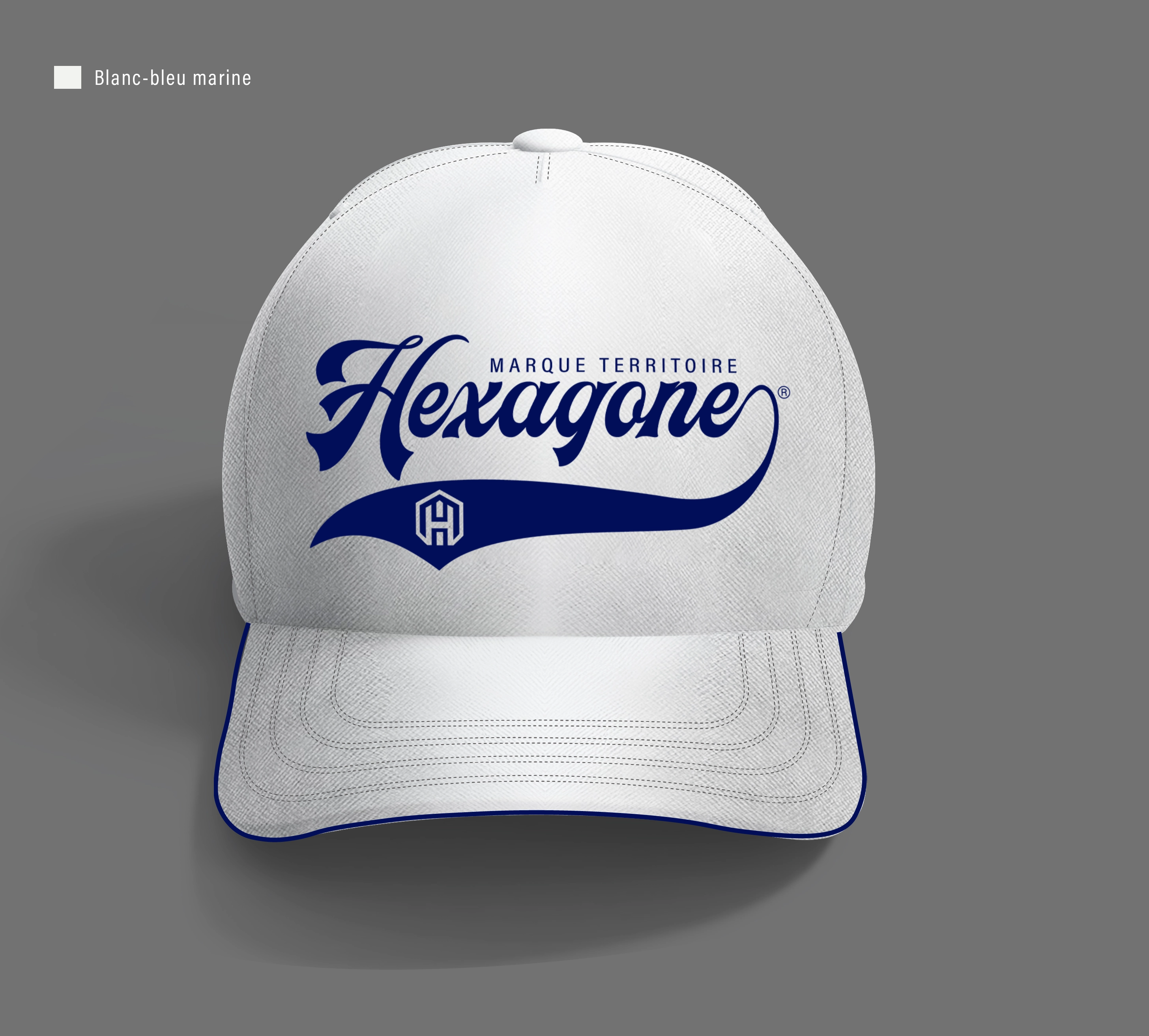 Casquette à lisière bi-ton