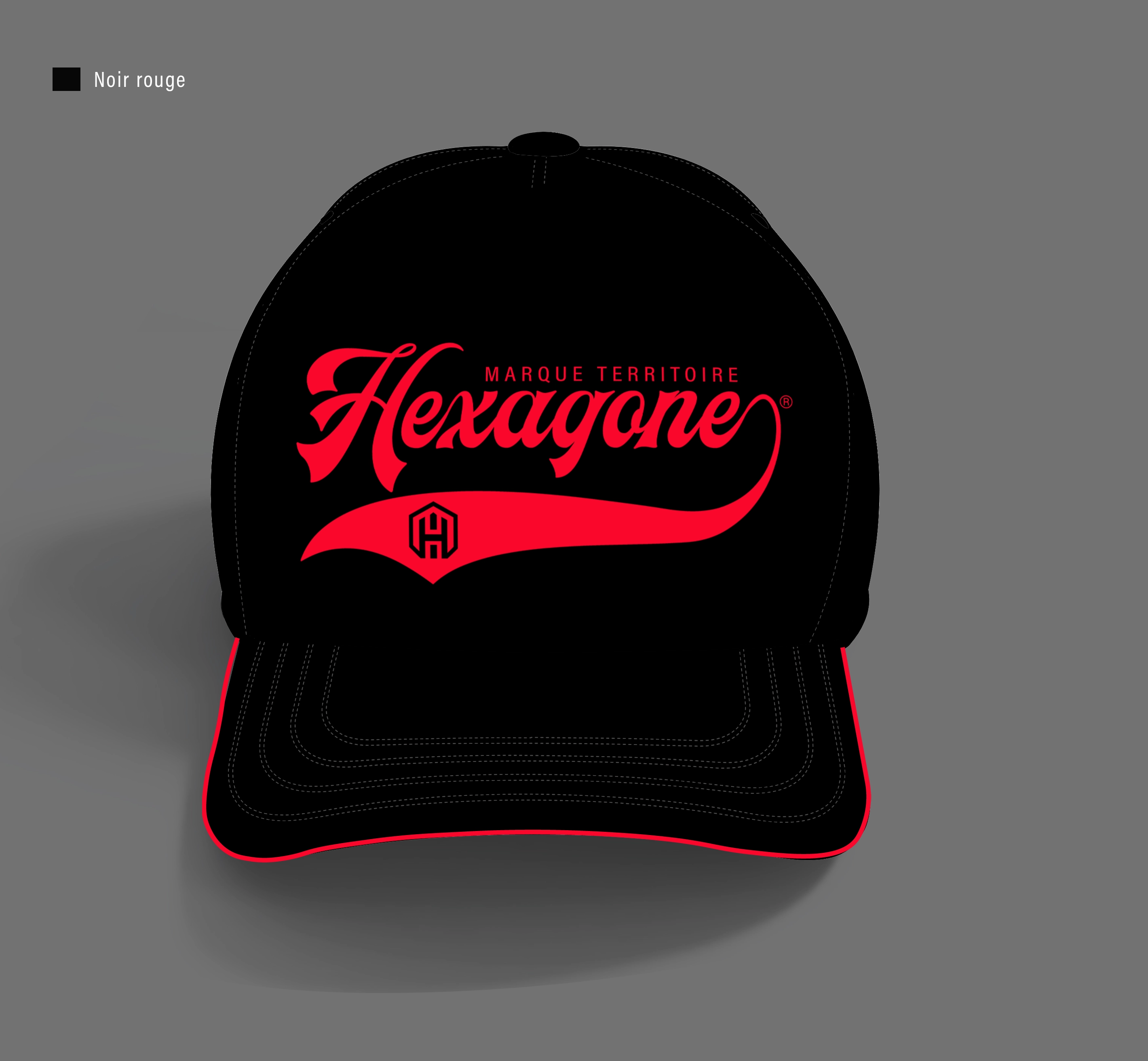 Casquette à lisière bi-ton