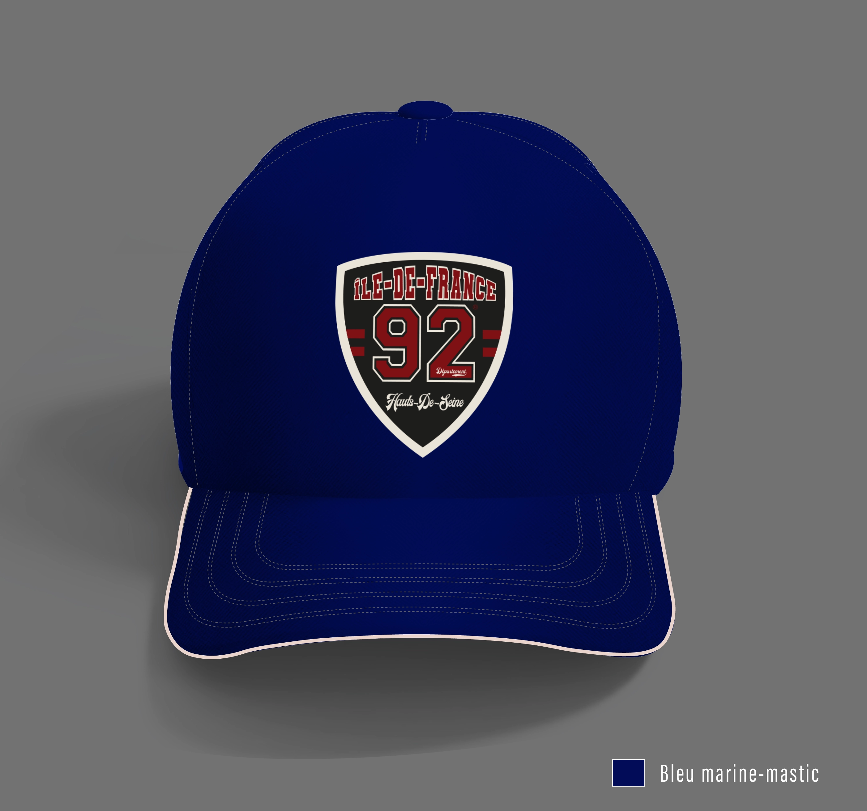 Casquette à lisière bi-ton