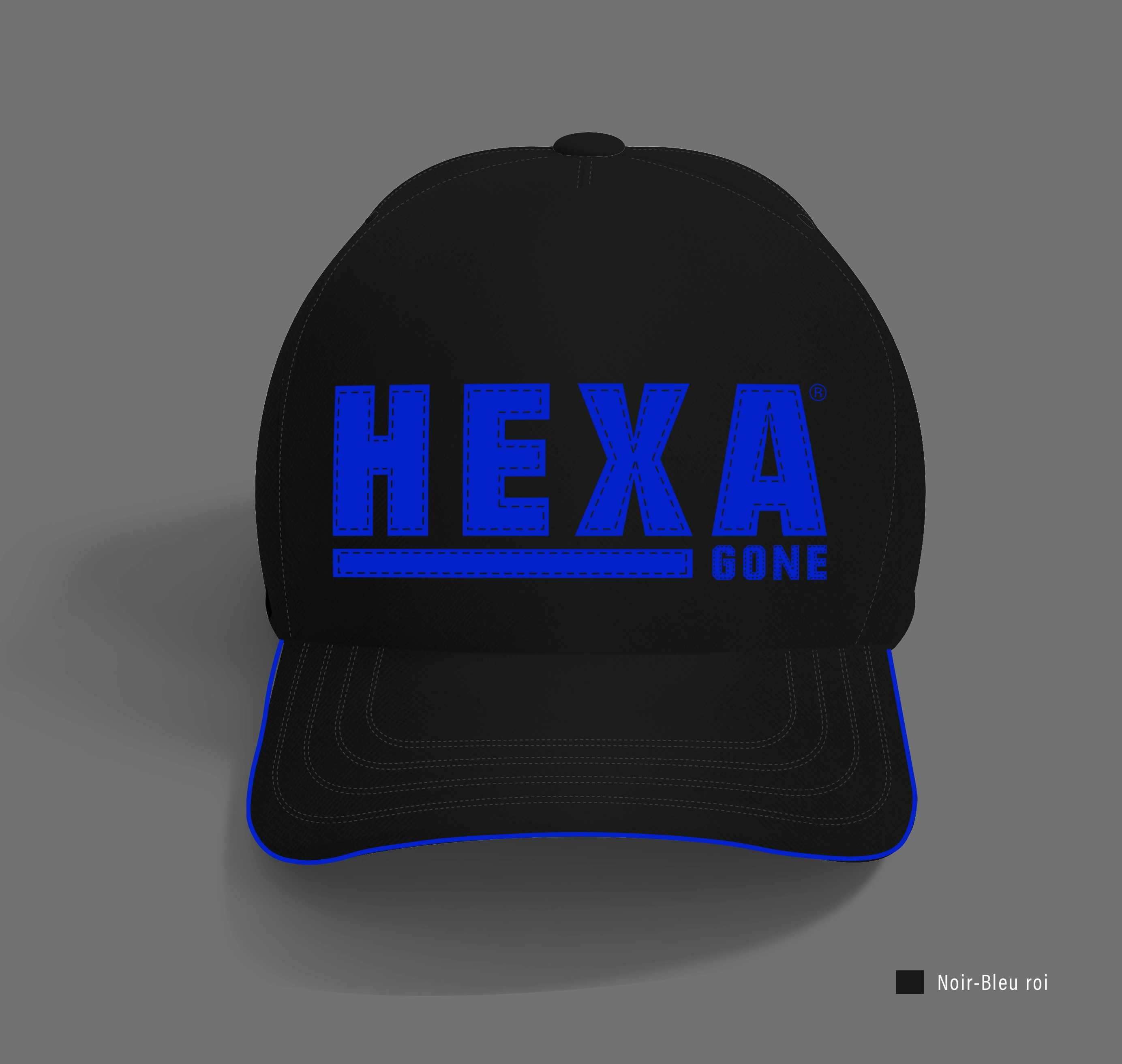 Casquette à lisière bi-ton