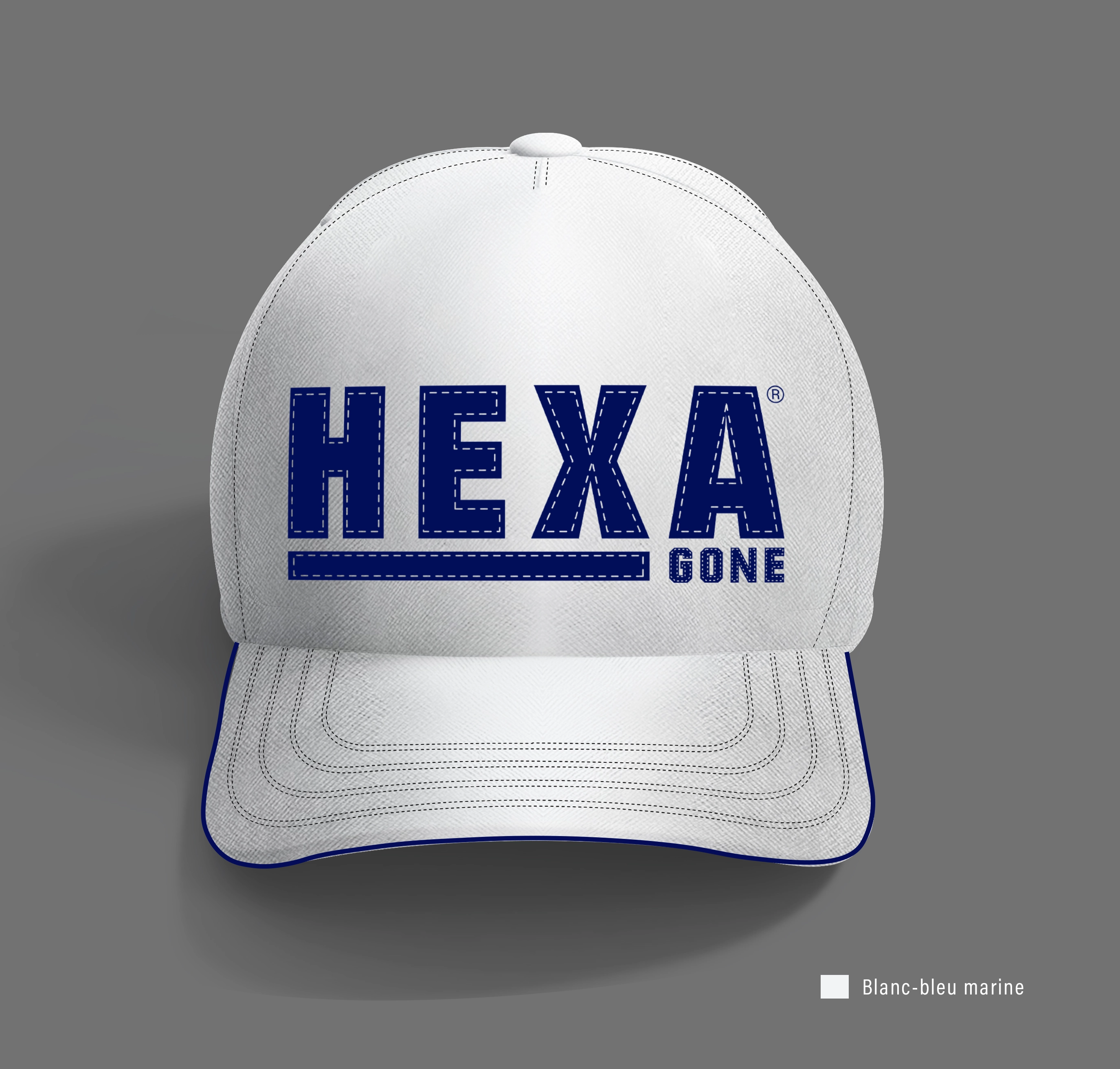 Casquette à lisière bi-ton