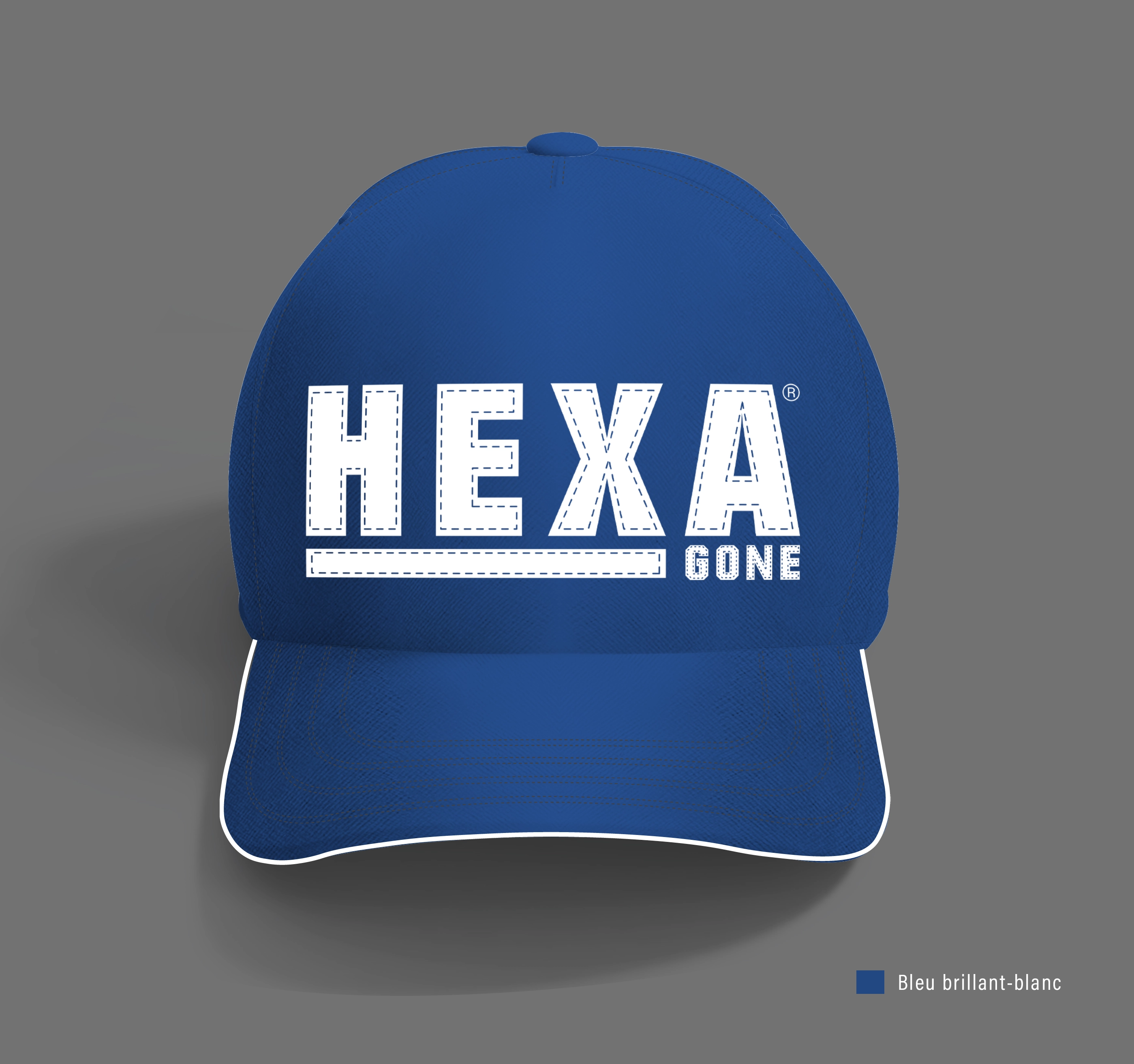 Casquette à lisière bi-ton