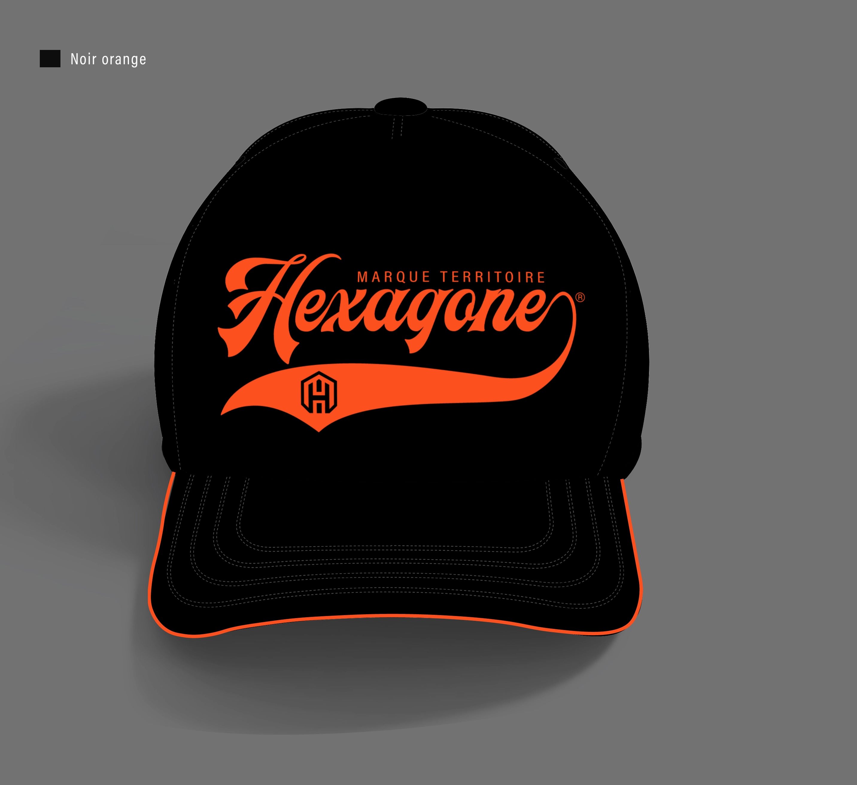 Casquette à lisière bi-ton