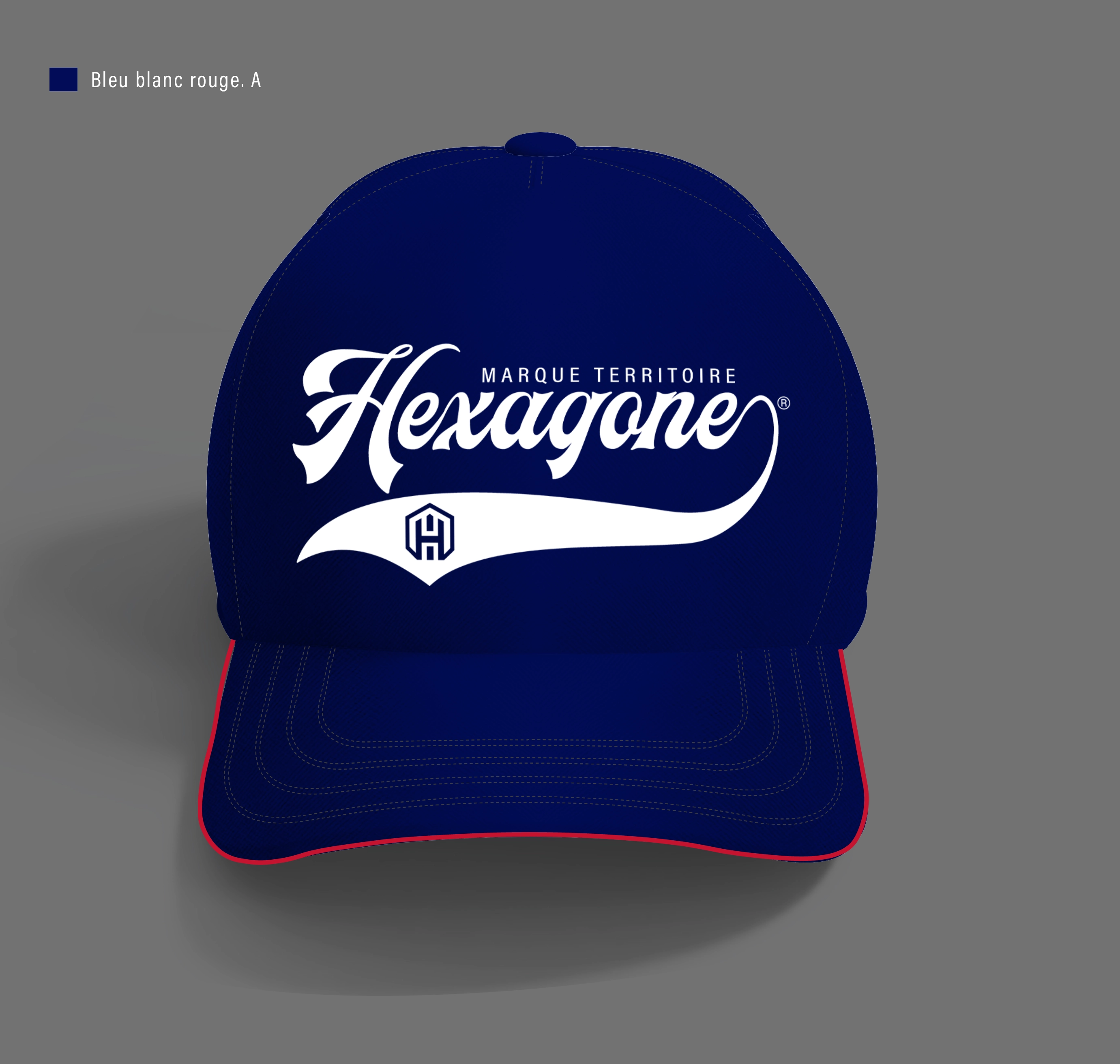 Casquette à lisière bi-ton