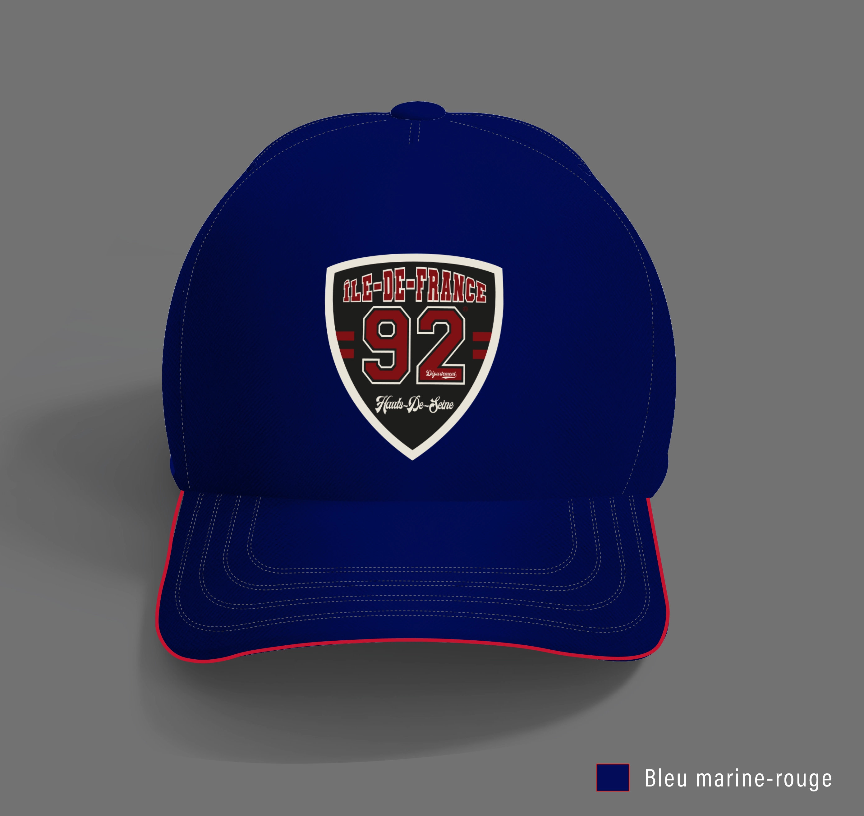 Casquette à lisière bi-ton