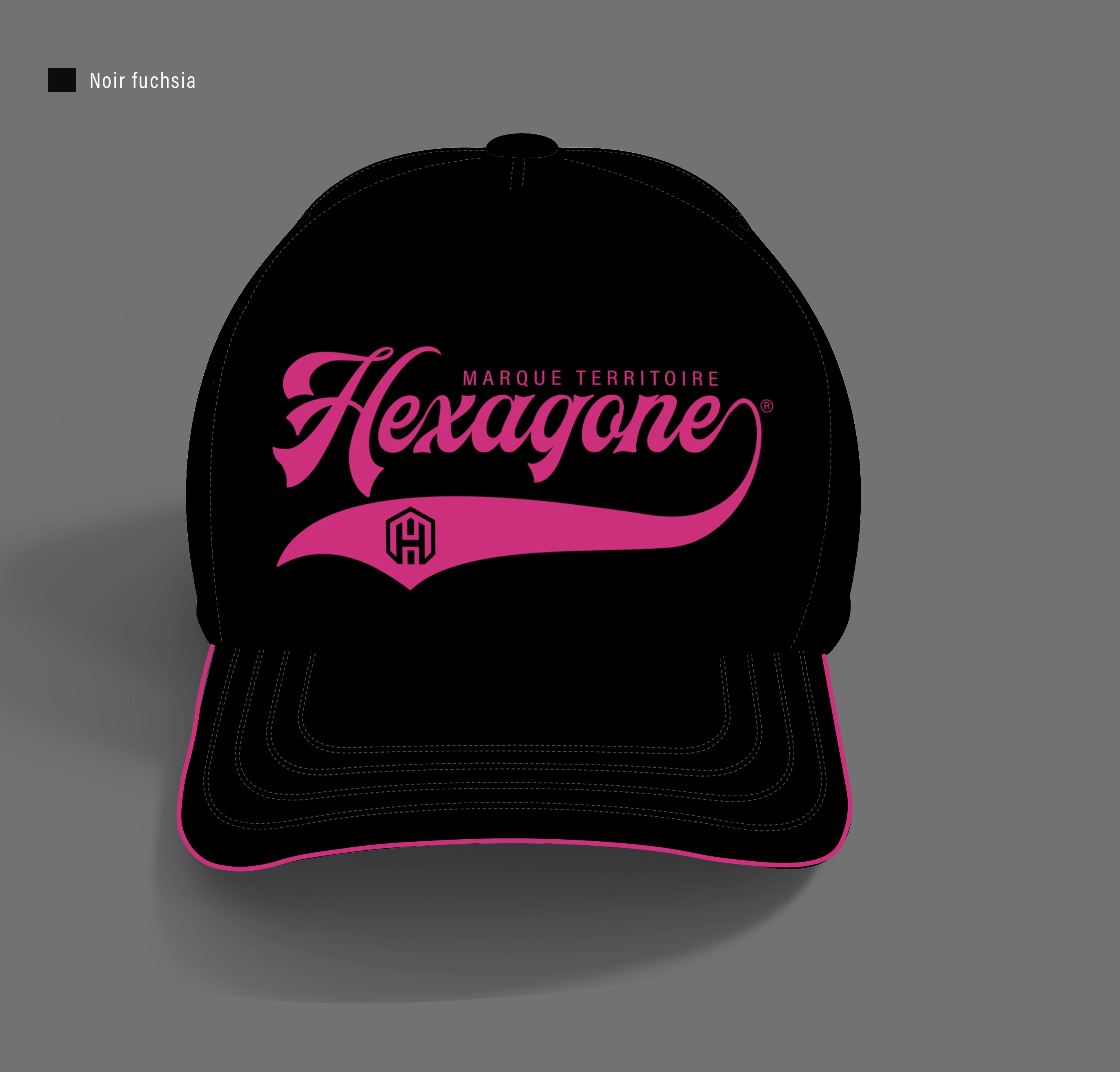 Casquette à lisière bi-ton