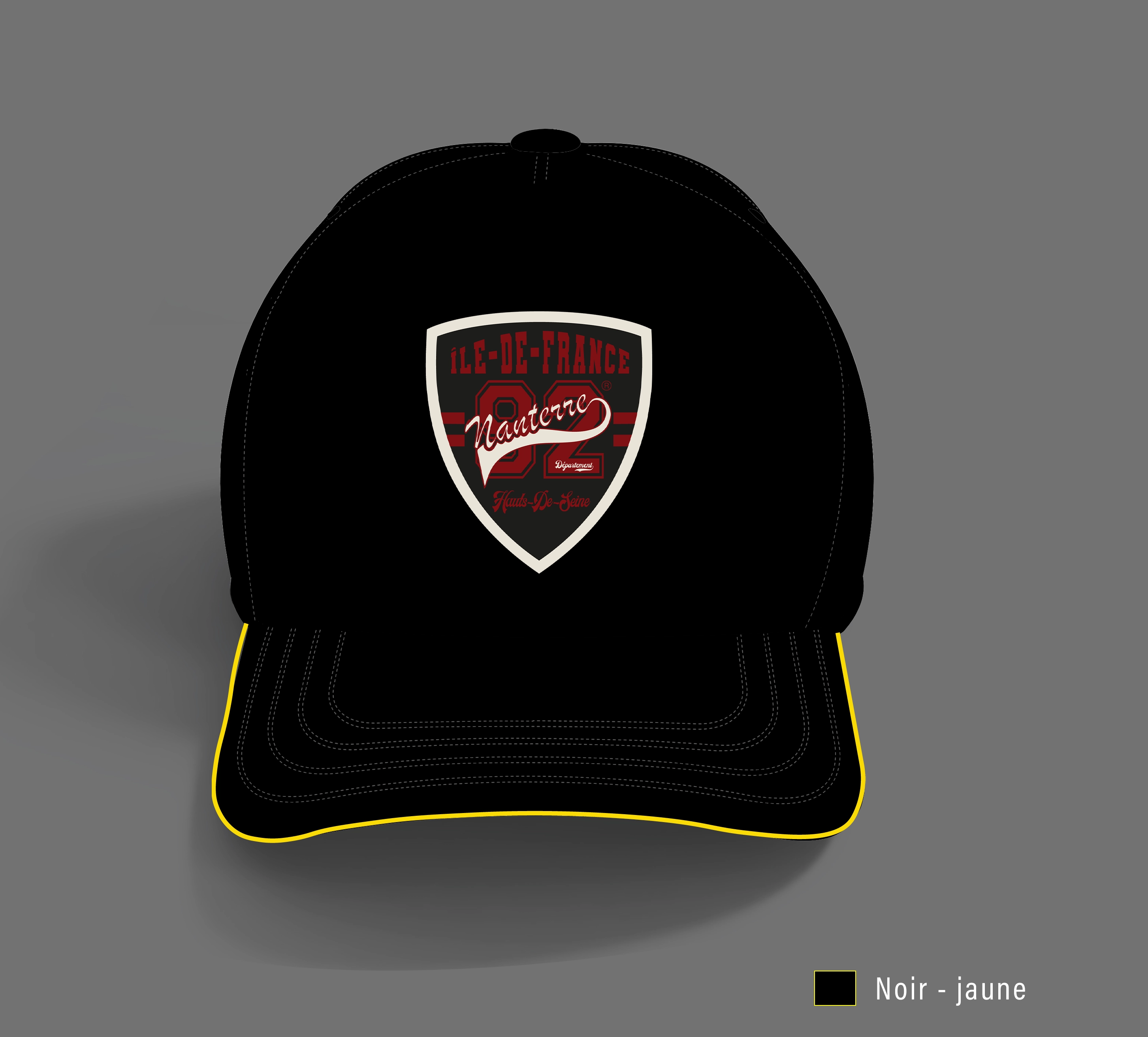 Casquette à lisière bi-ton