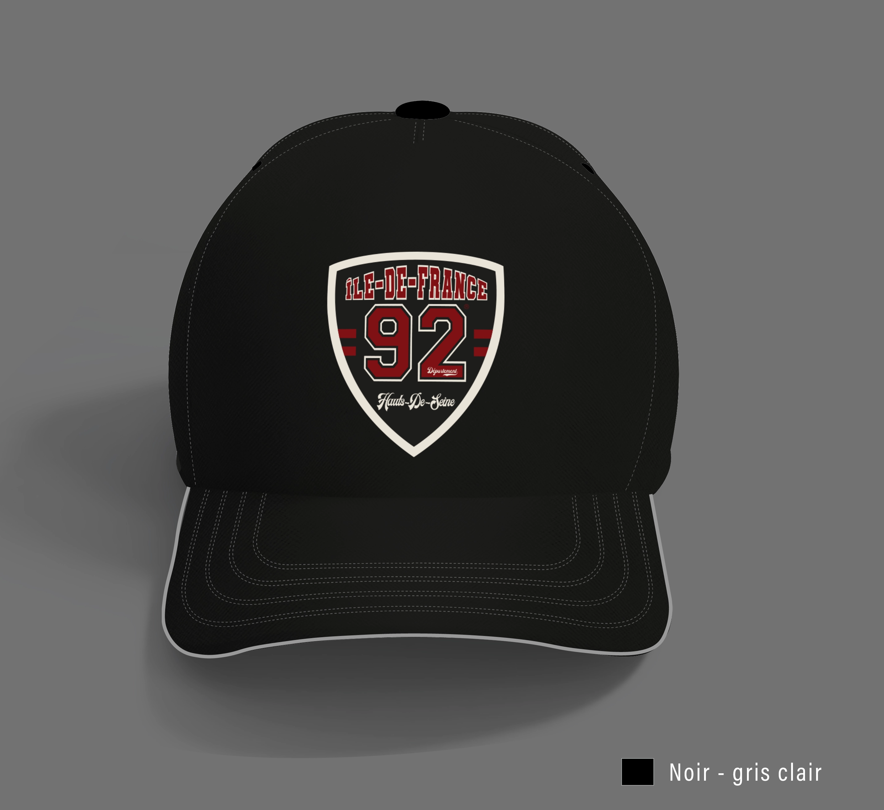 Casquette à lisière bi-ton