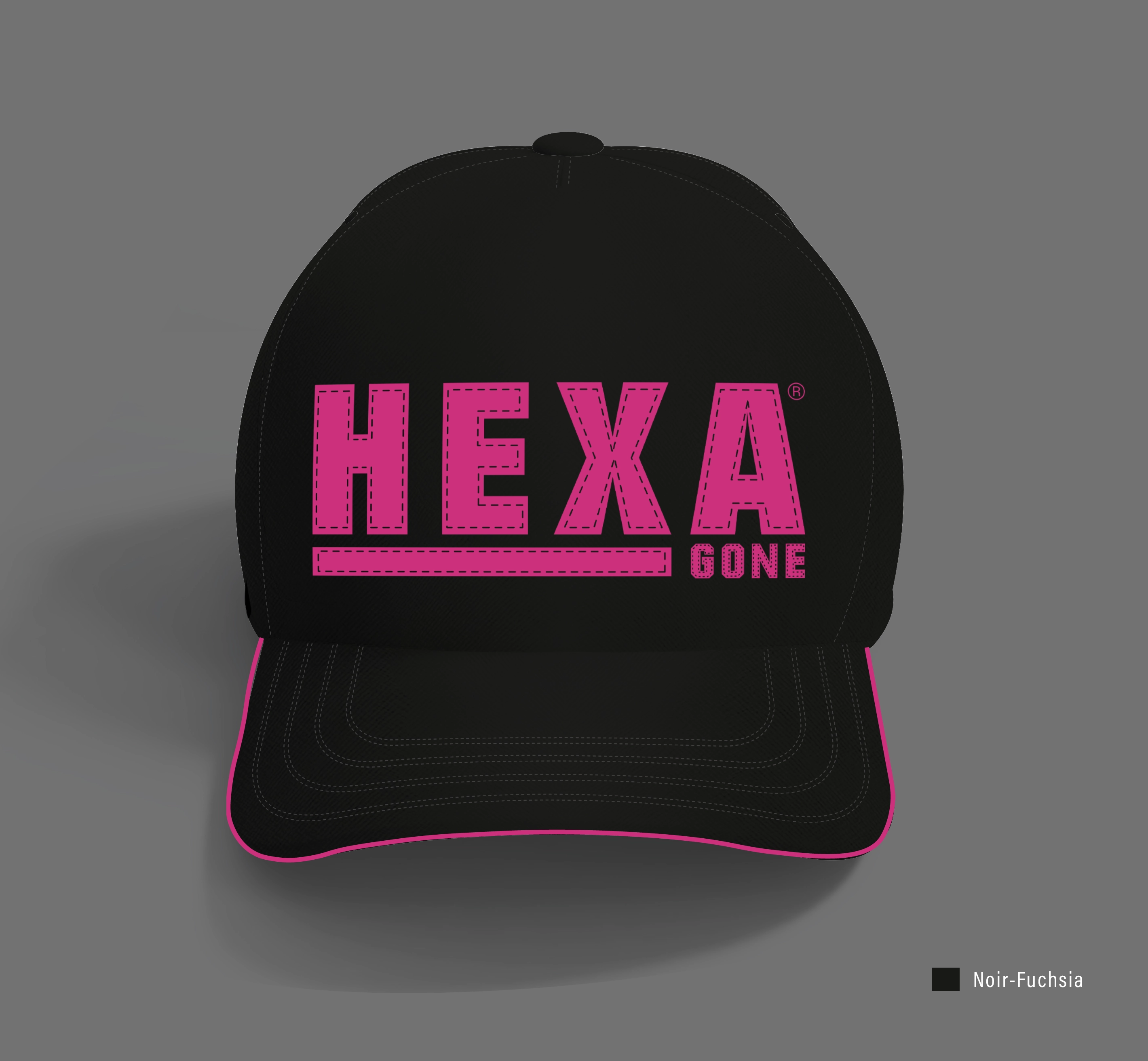 Casquette à lisière bi-ton