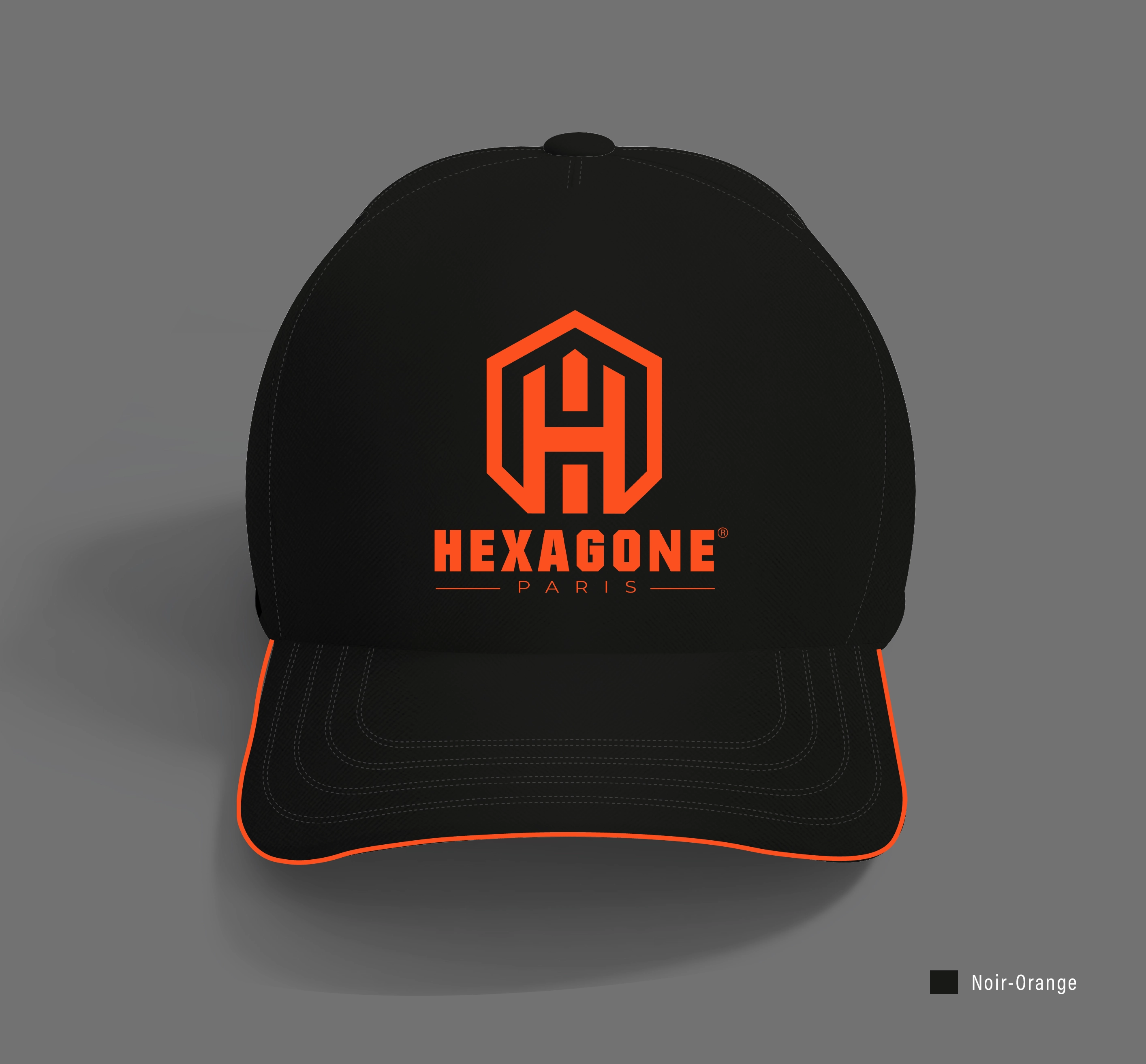 Casquette à lisière bi-ton