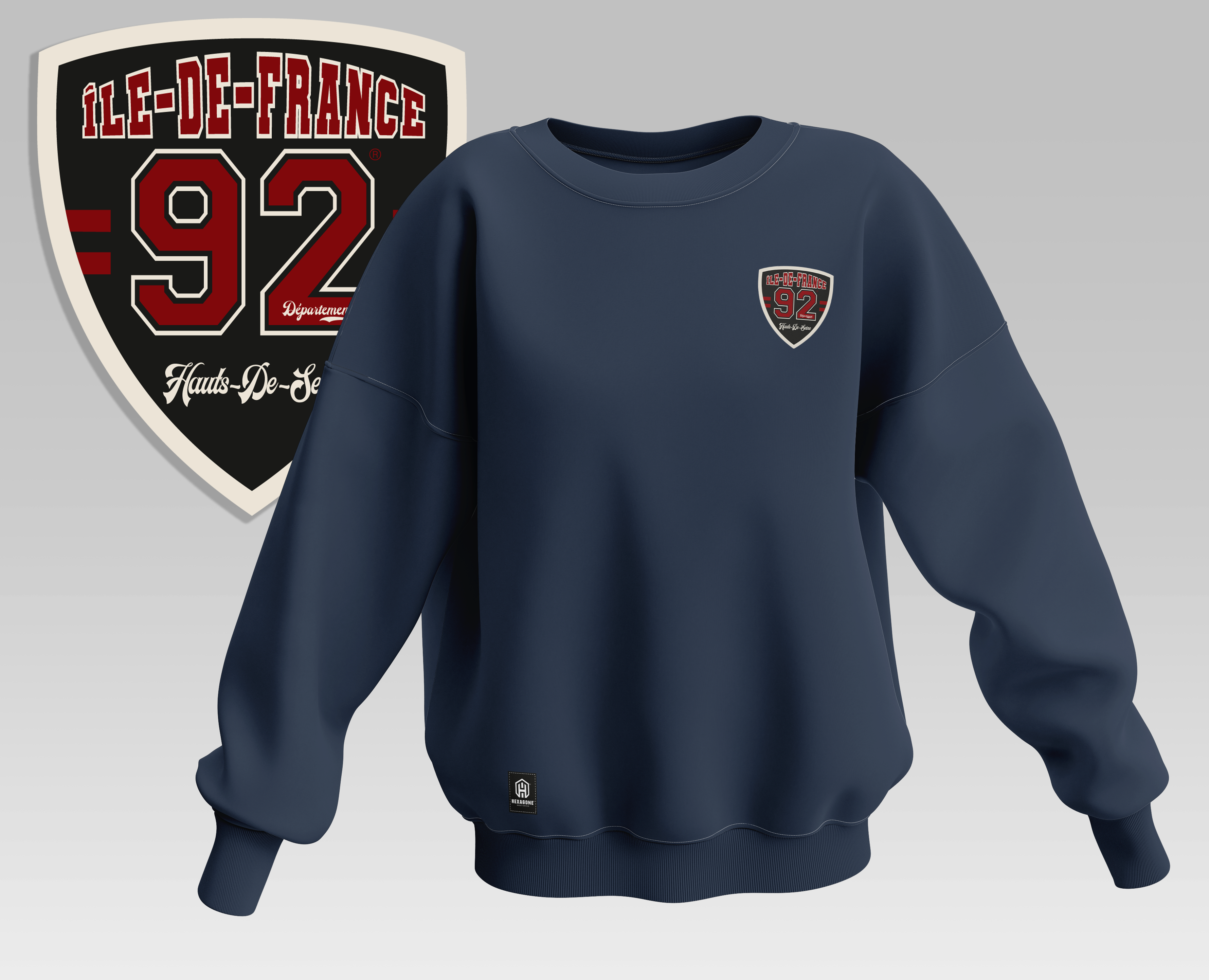 Sweat à col rond femme