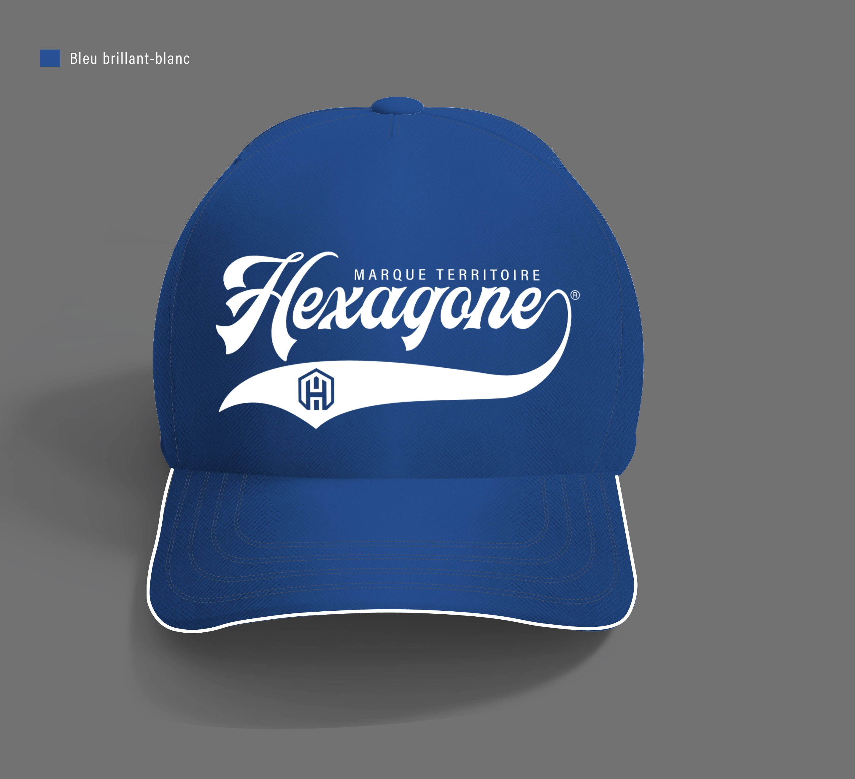 Casquette à lisière bi-ton