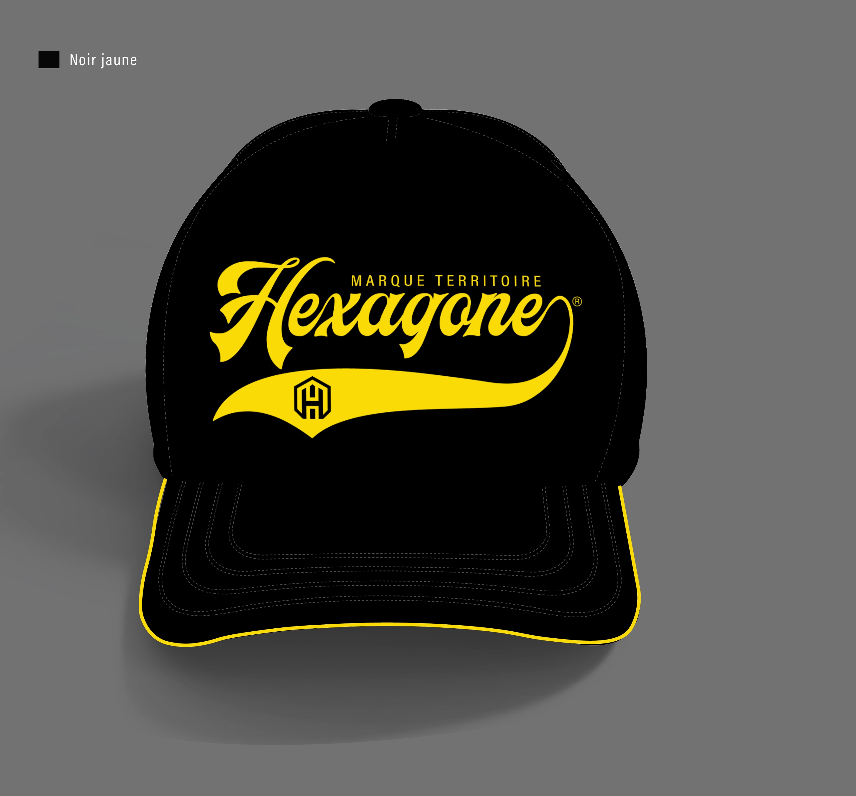 Casquette à lisière bi-ton