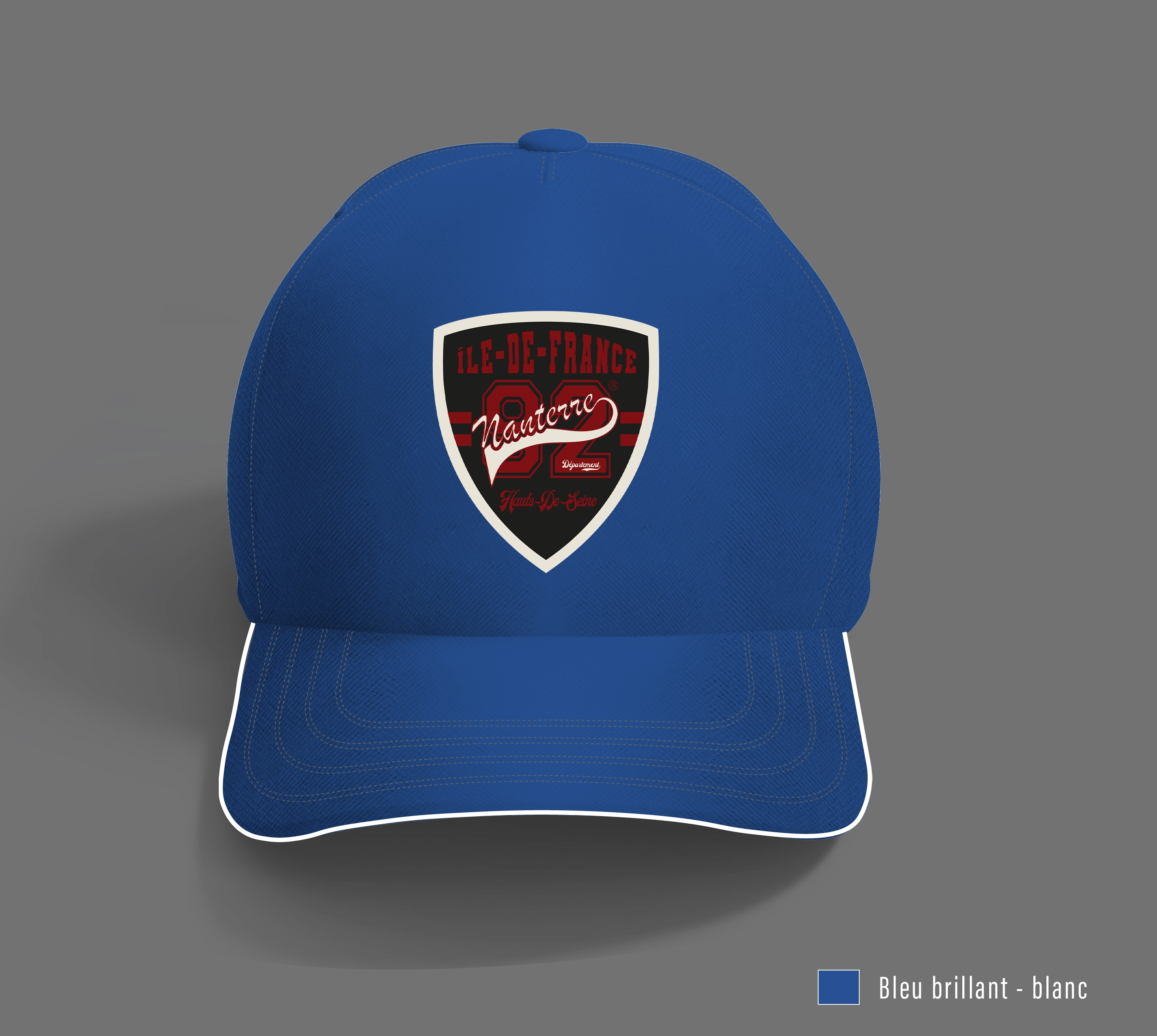 Casquette à lisière bi-ton