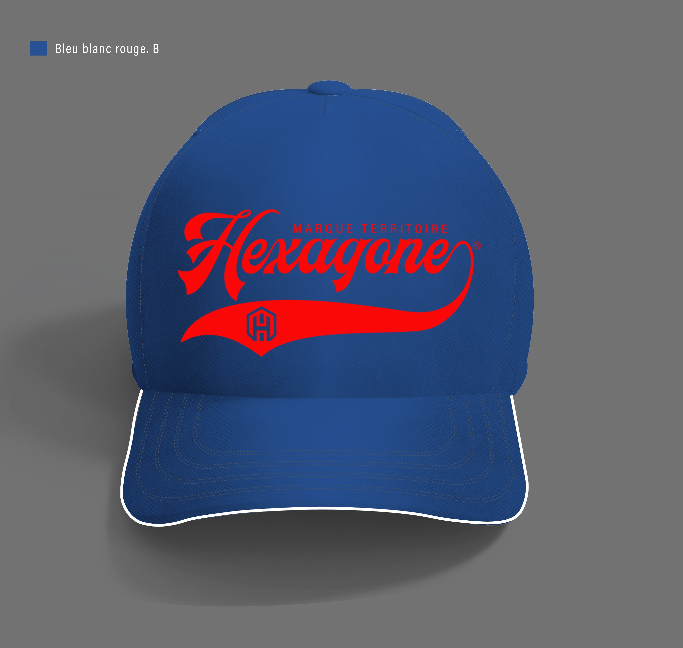 Casquette à lisière bi-ton