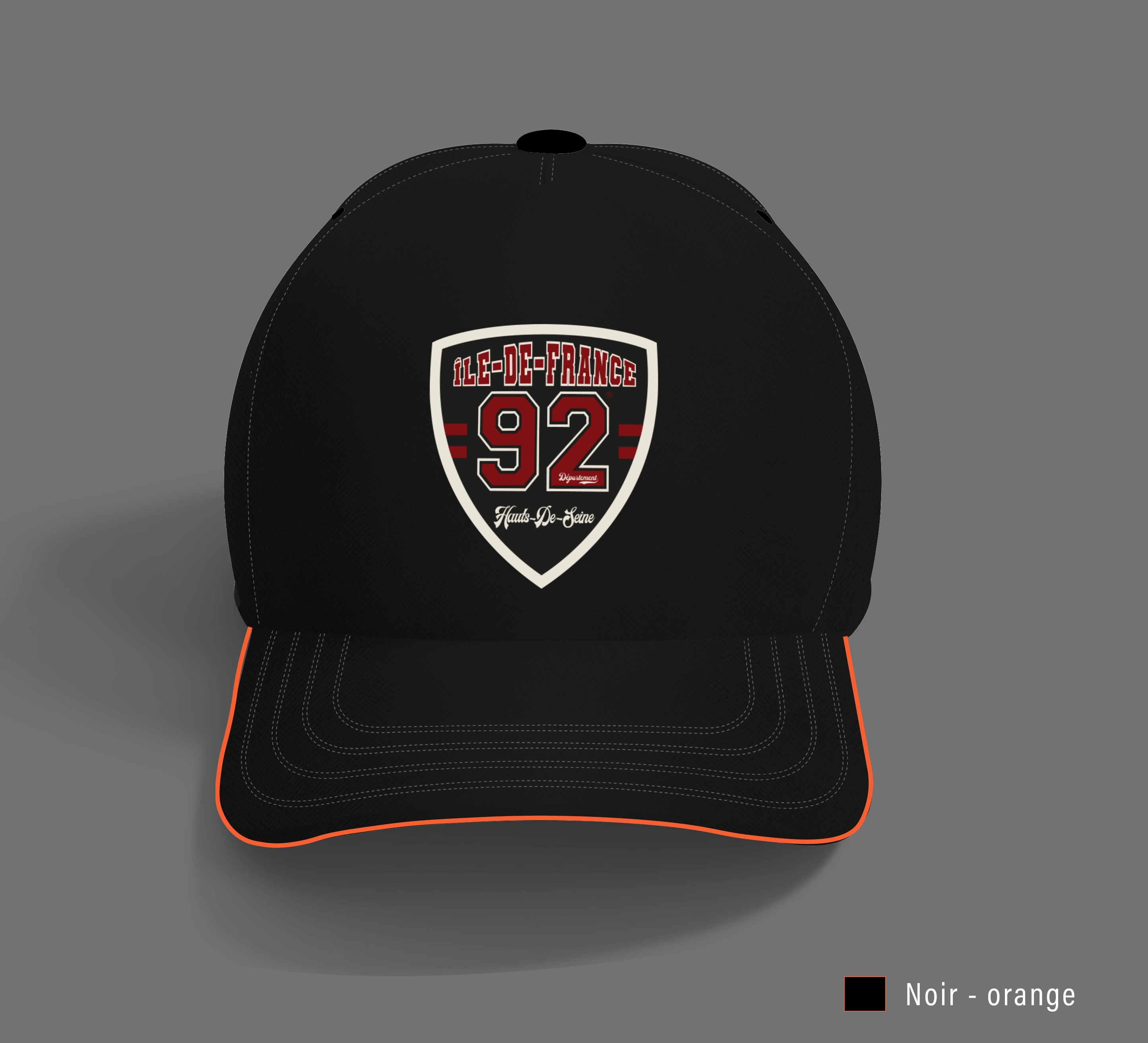 Casquette à lisière bi-ton