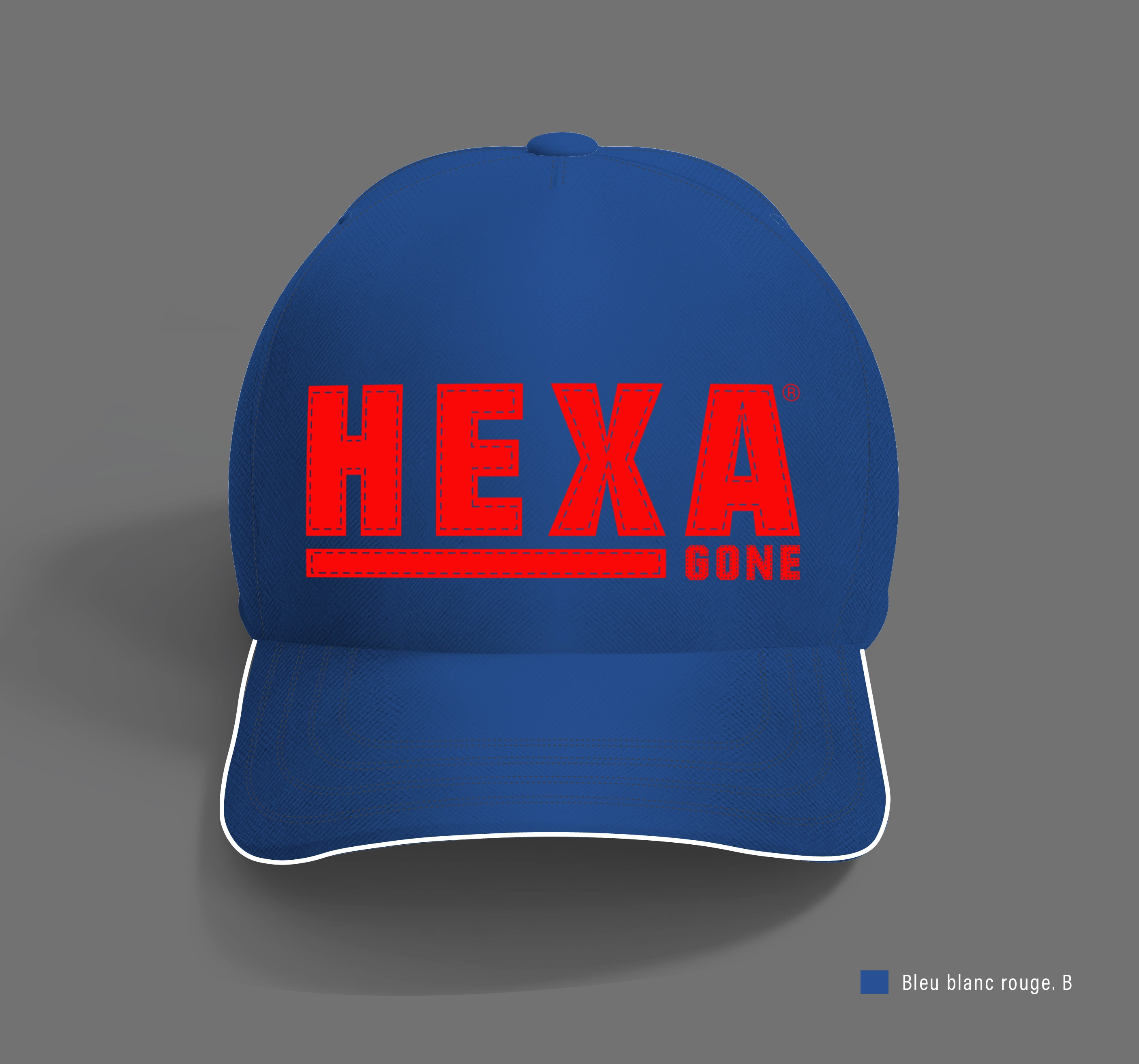 Casquette à lisière bi-ton