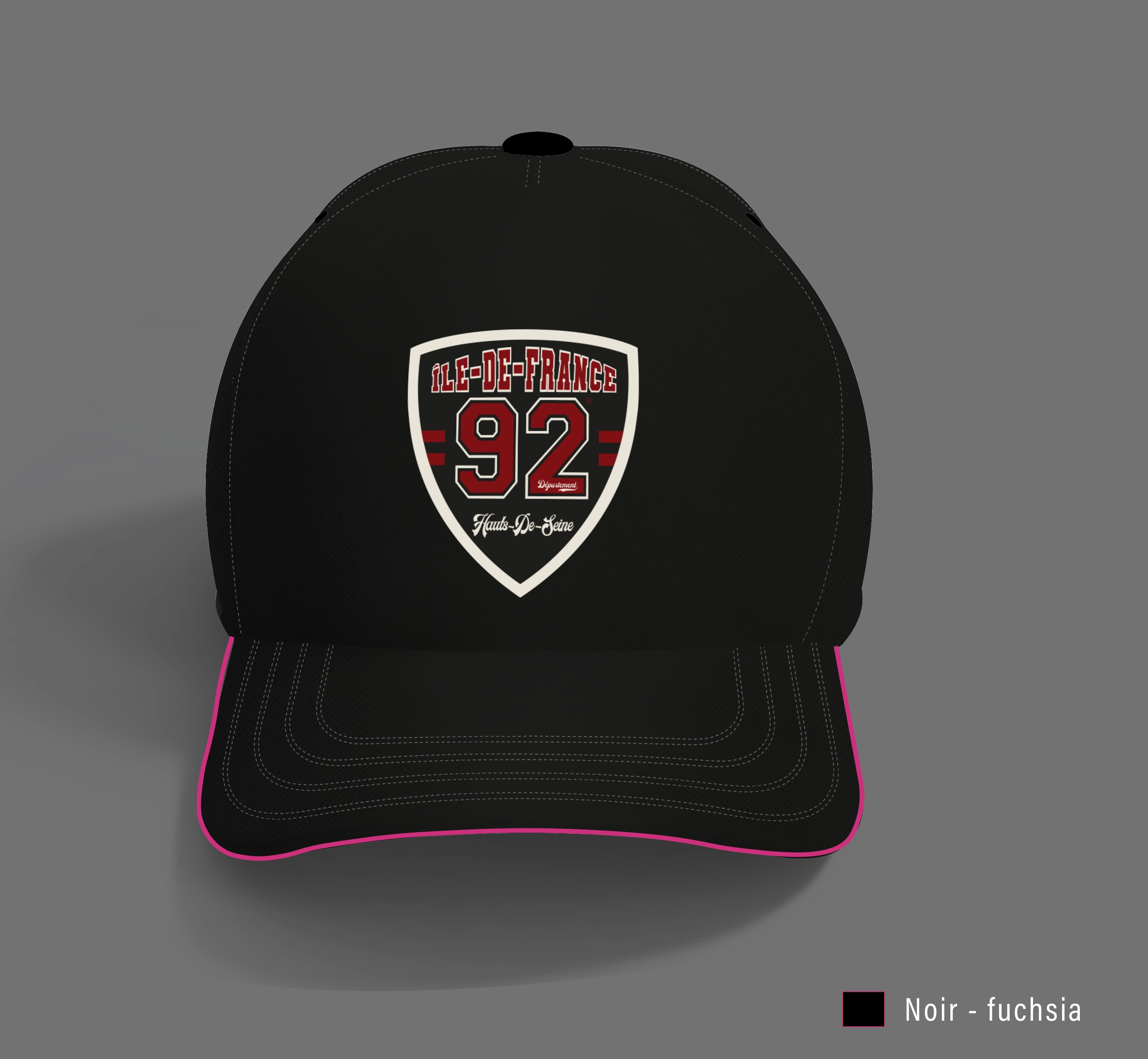 Casquette à lisière bi-ton