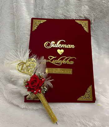 Nikah Nama Booklet 
