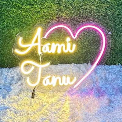 Neon LED Name Light