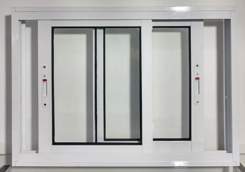 Janela de correr duas folhas cor branca 1,50 x 1,20 