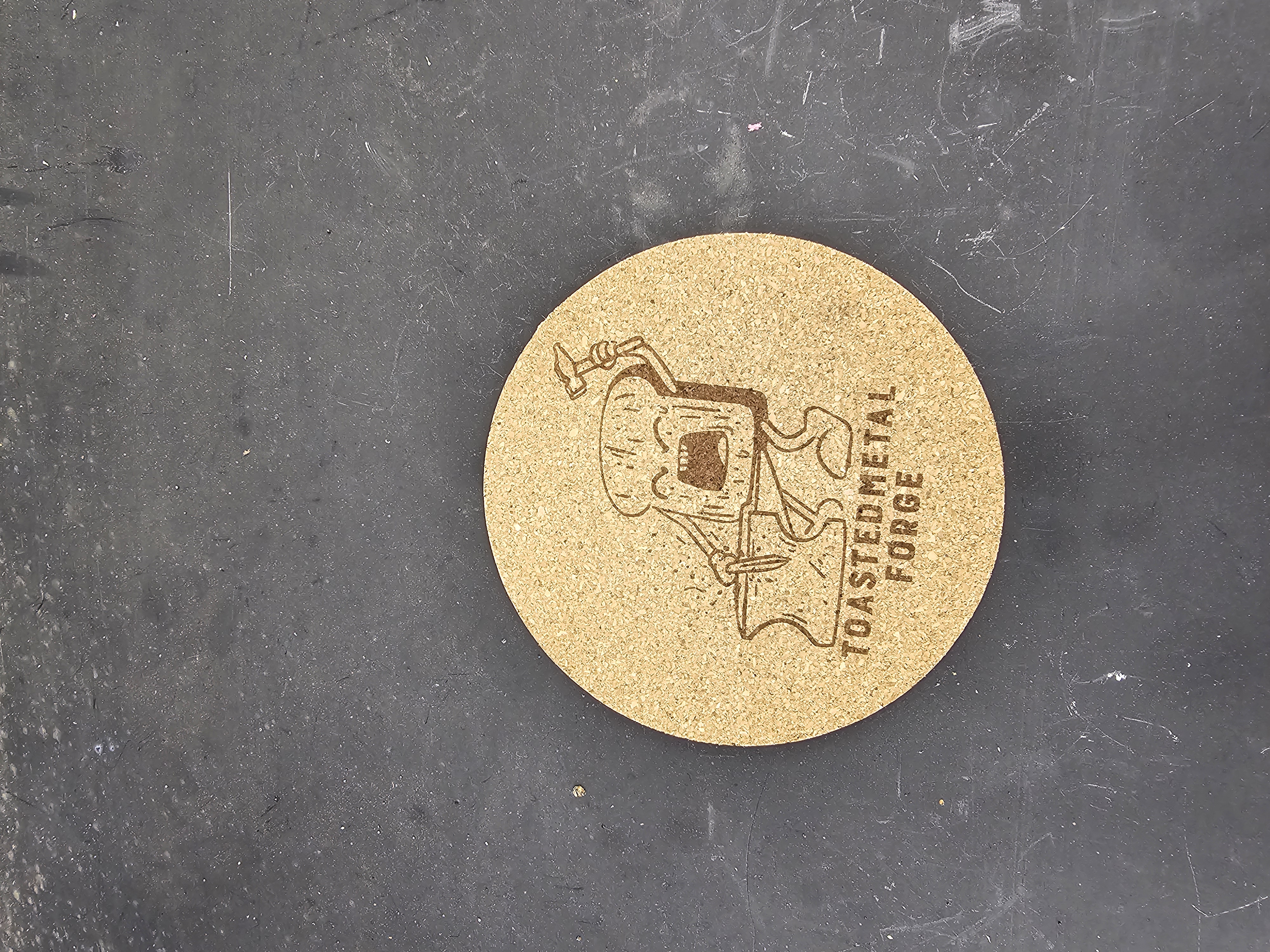 Toasted Metal Coaster 