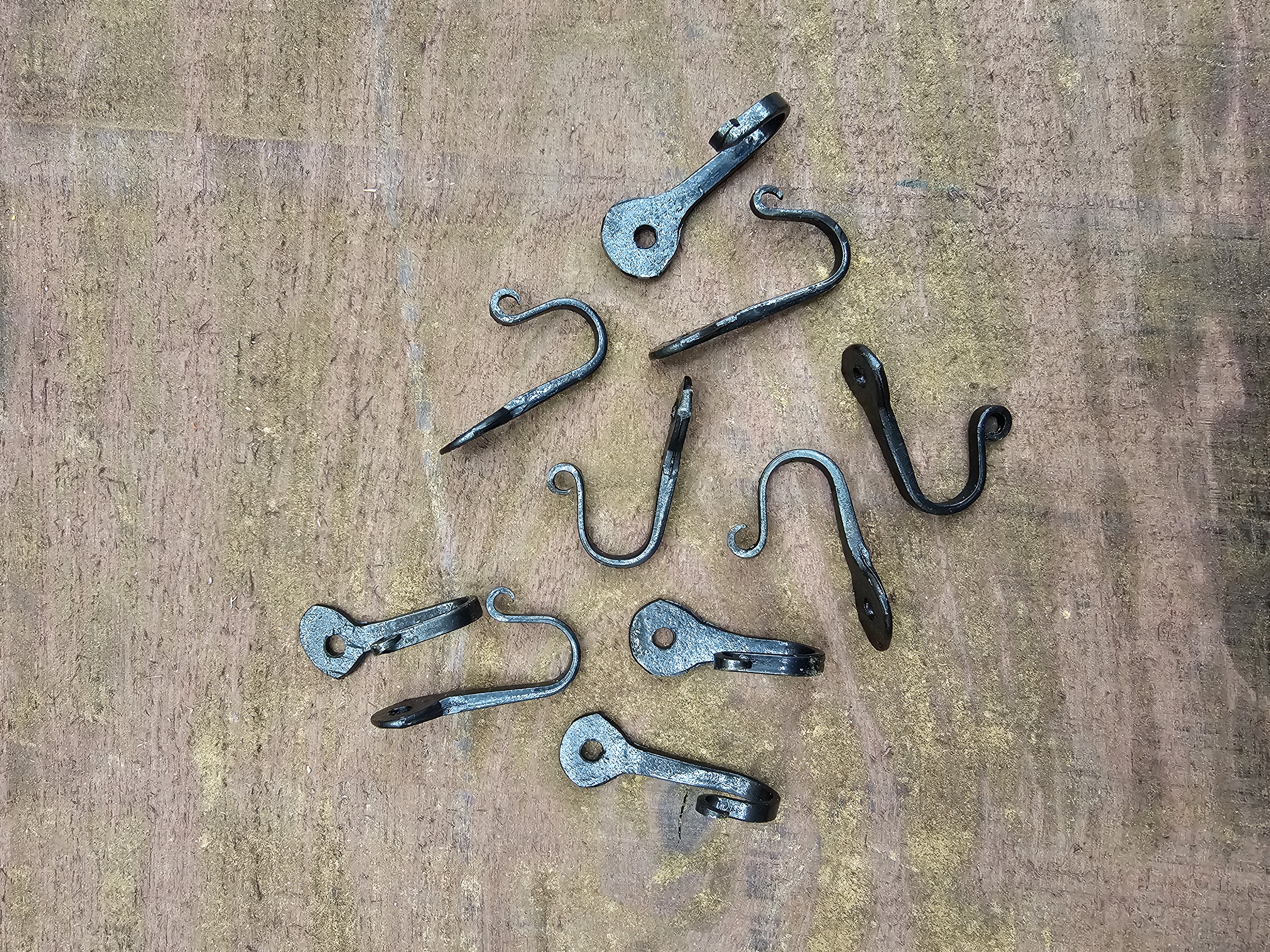 Horseshoe Nail Hooks - 10PK