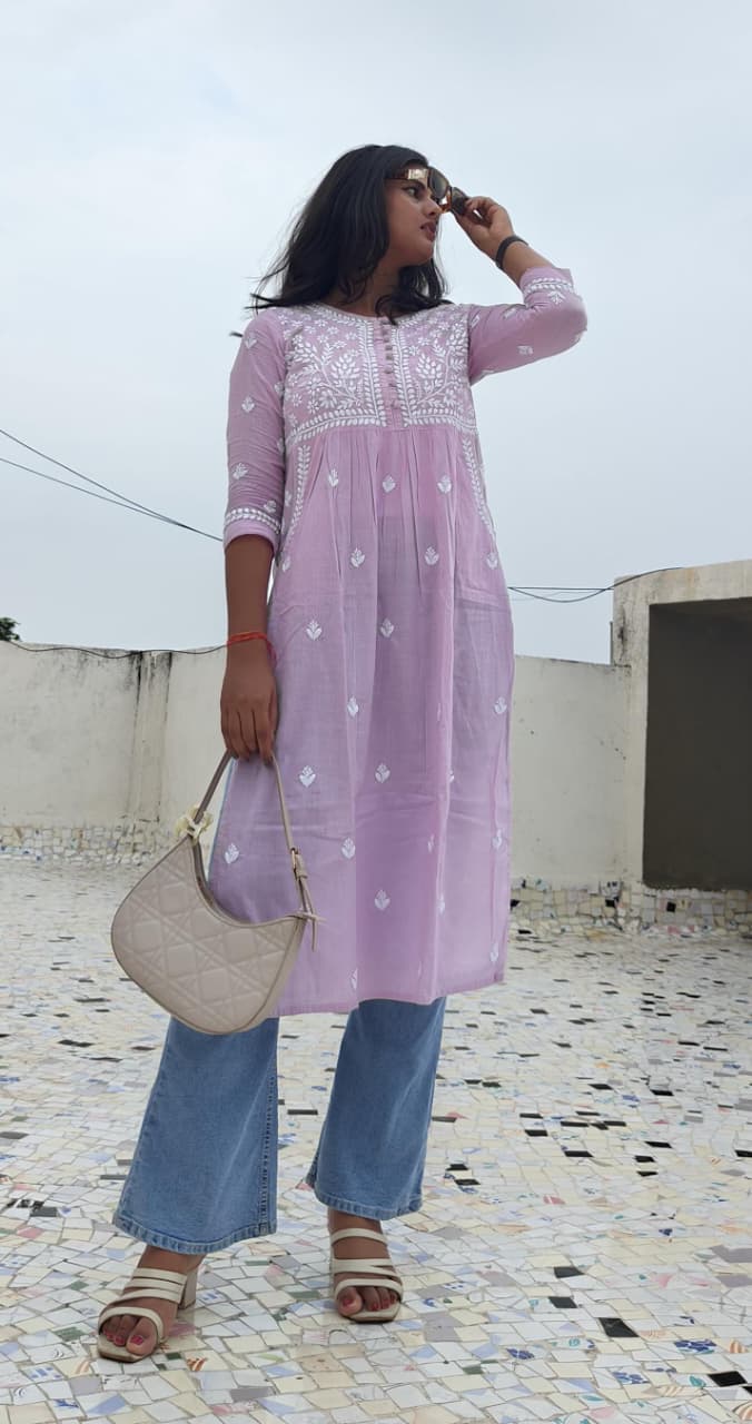 Mul Cotton Nyra Kurti