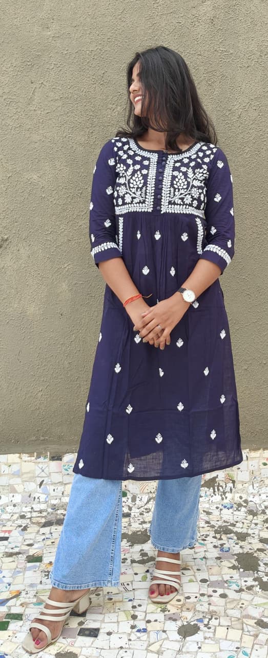 Mul Cotton Nyra Kurti