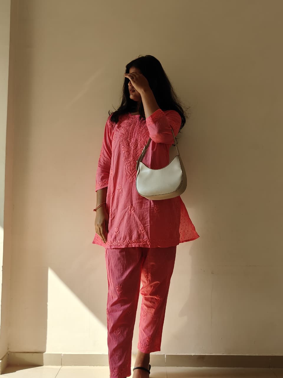  Embroidered Dobby Cotton Suit