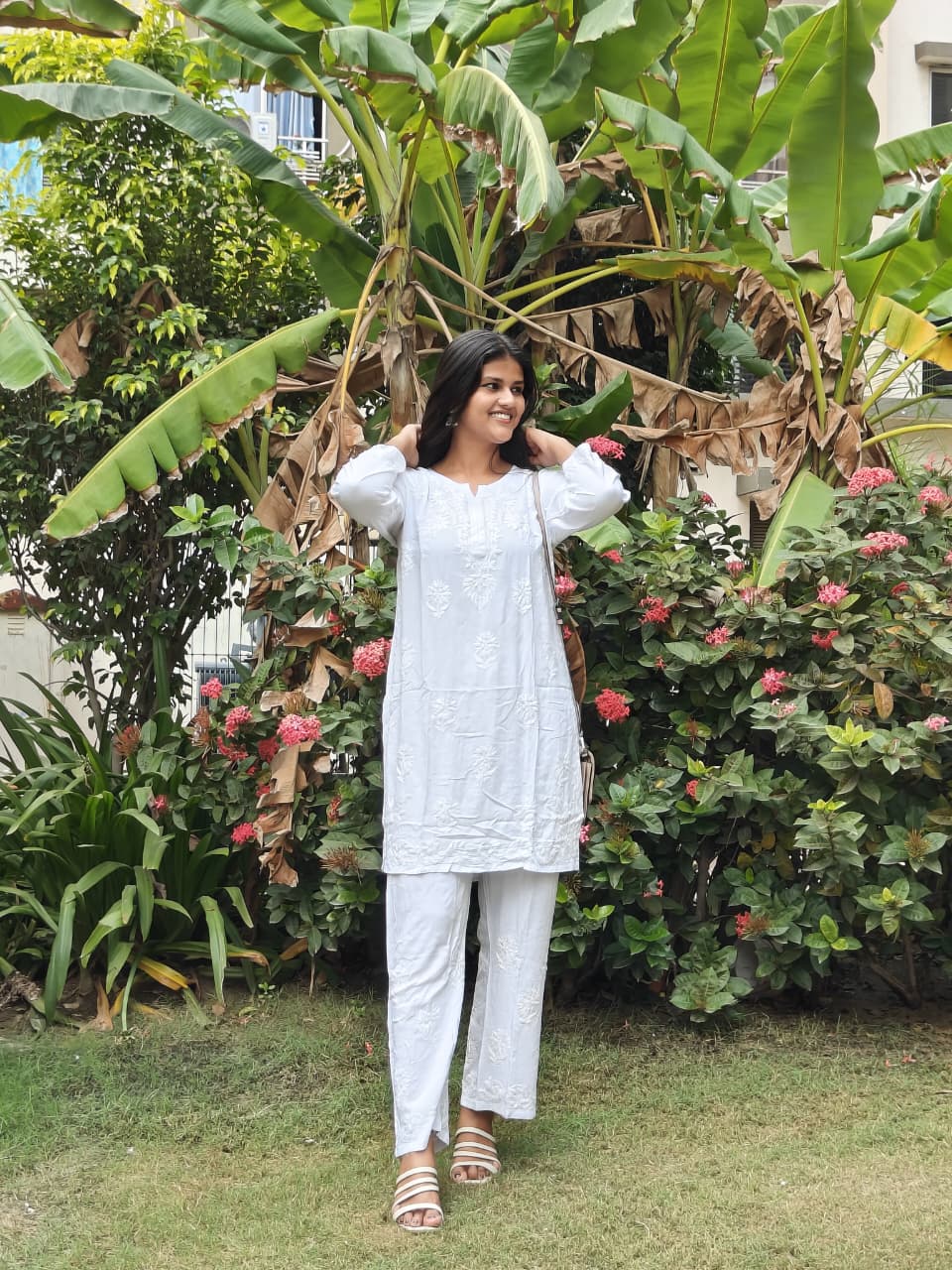  Floral Embroidered Kurta Set