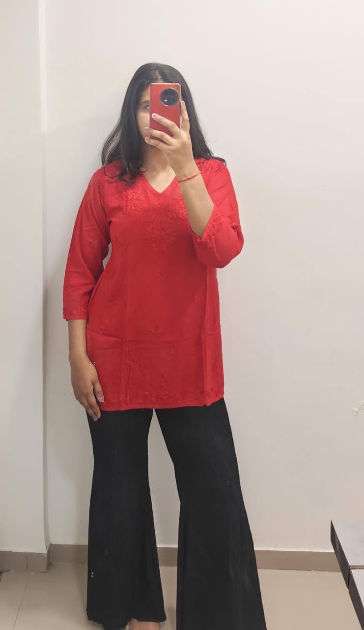 Short Embroidered Kurti