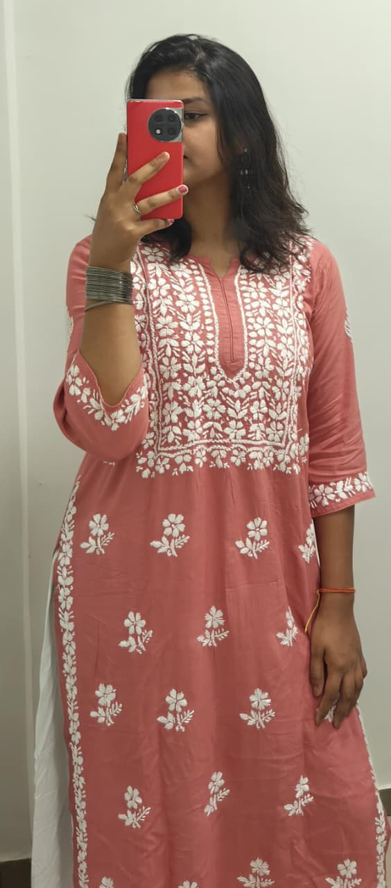 Rayon Long Kurti
