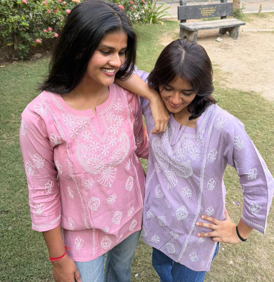 Chanderi's Short Kurtis 