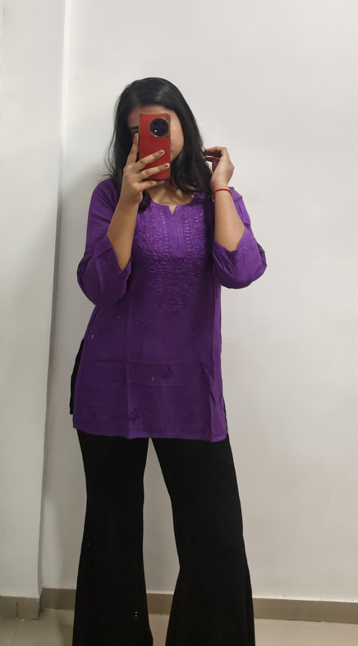 Short Embroidered Kurti