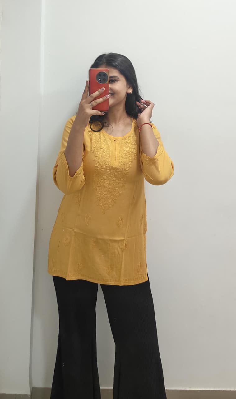 Short Embroidered Kurti