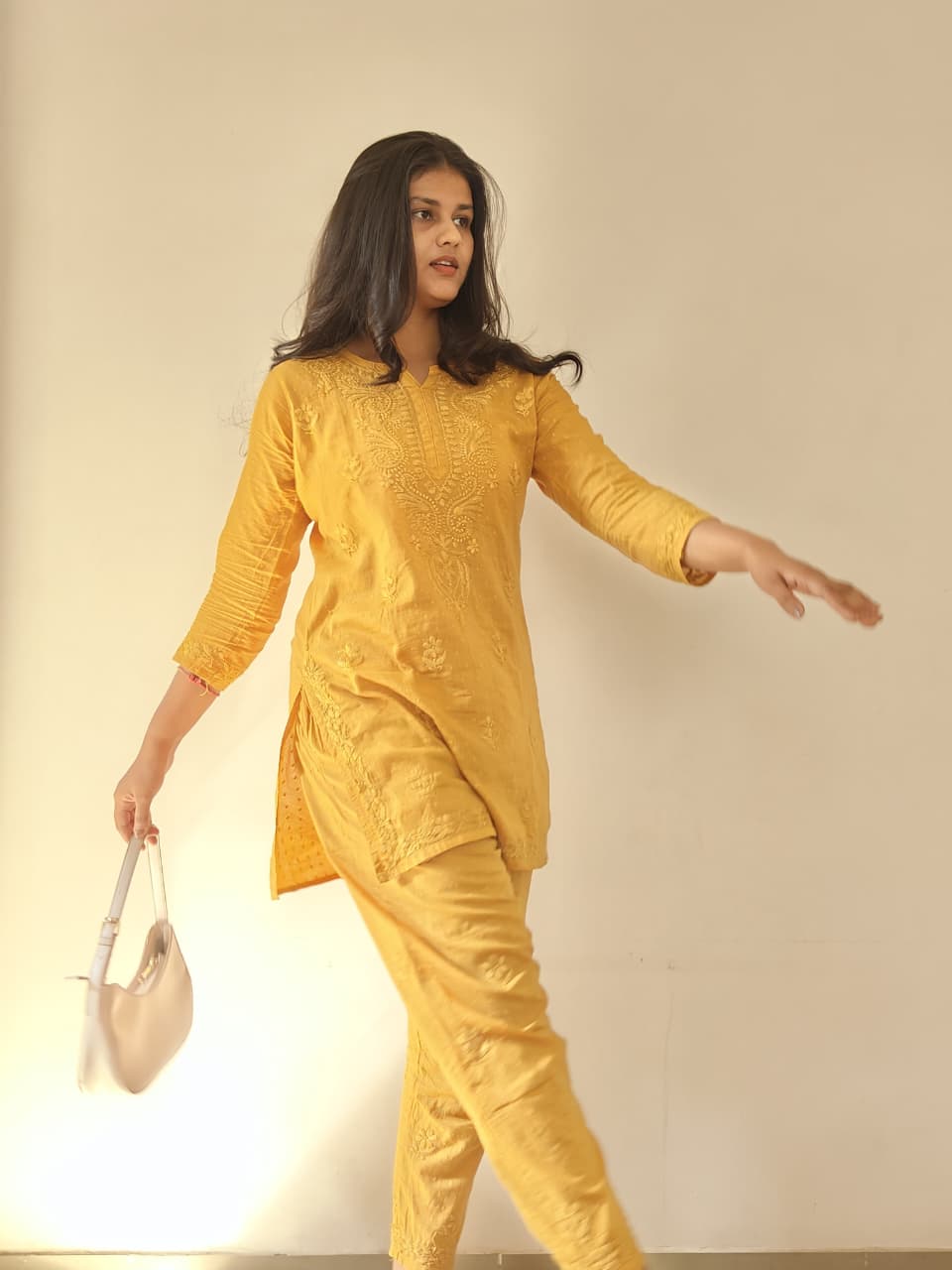  Embroidered Dobby Cotton Suit