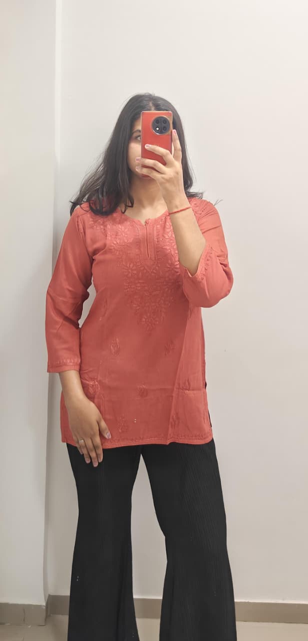 Short Embroidered Kurti