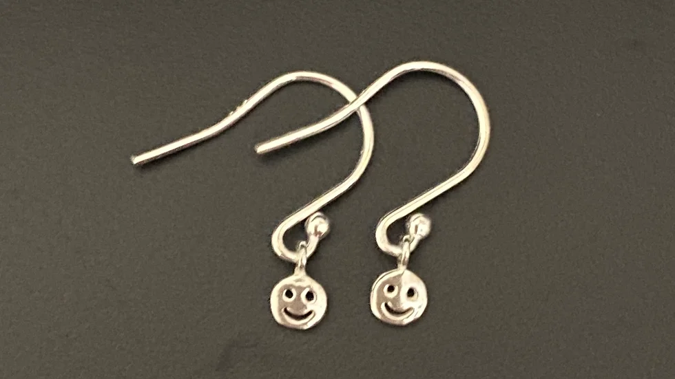 Happy Drop Silver Earring