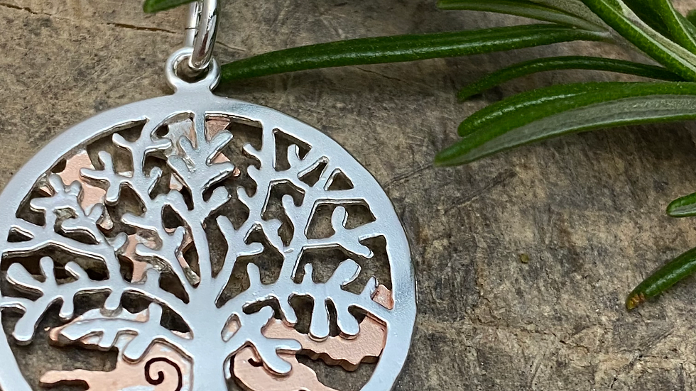 Running Fox, Stars, Tree of Life Pendant ©2022