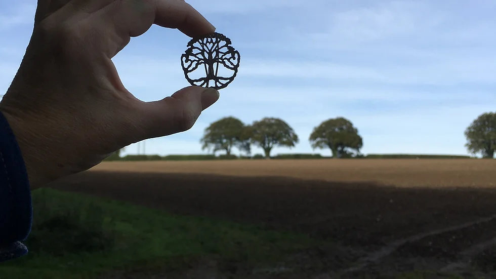 Gold Plated Silver Yorkshire Tree of Life ©